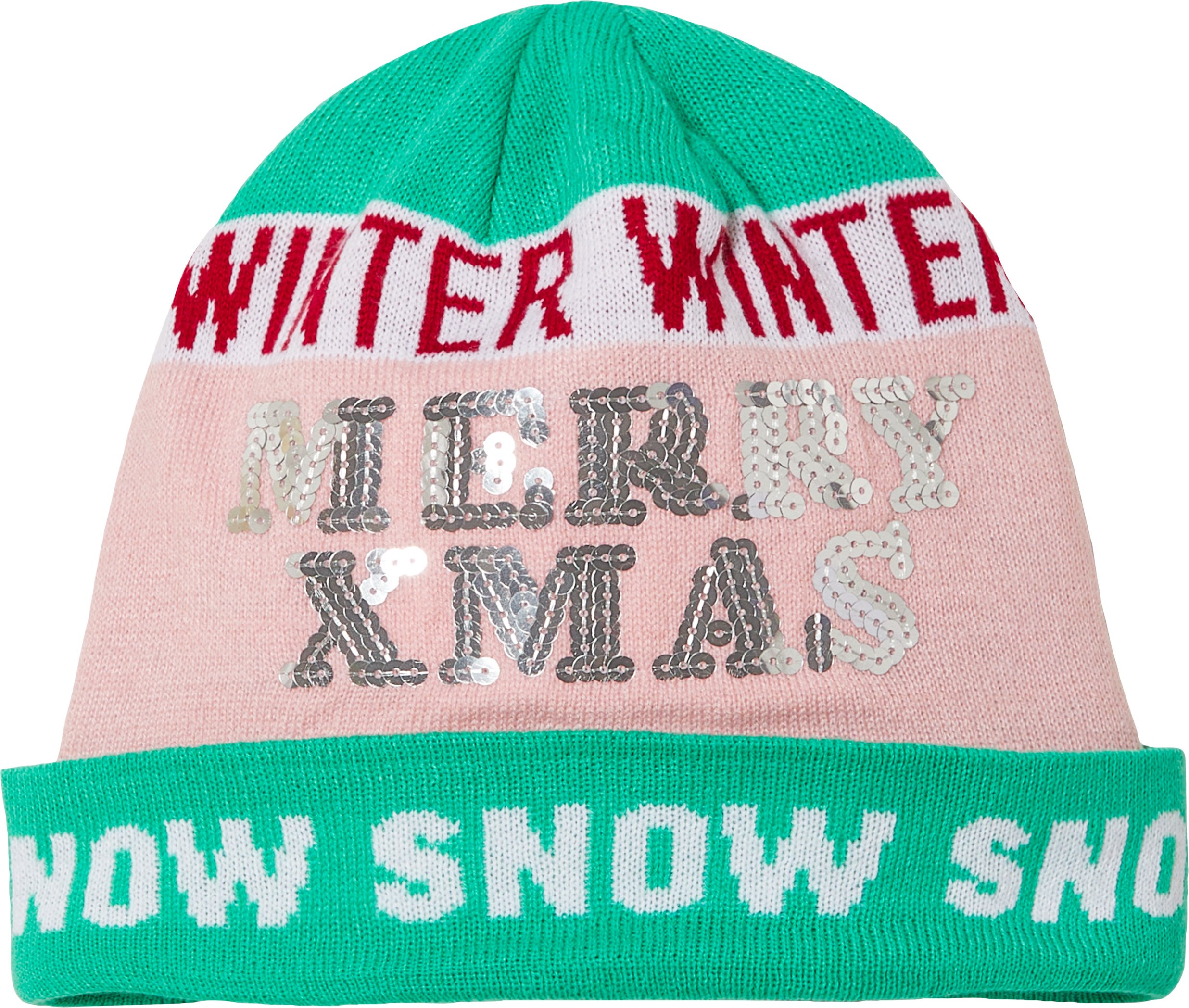 Damen Herren Mütze Strick (MERRY XMAS)