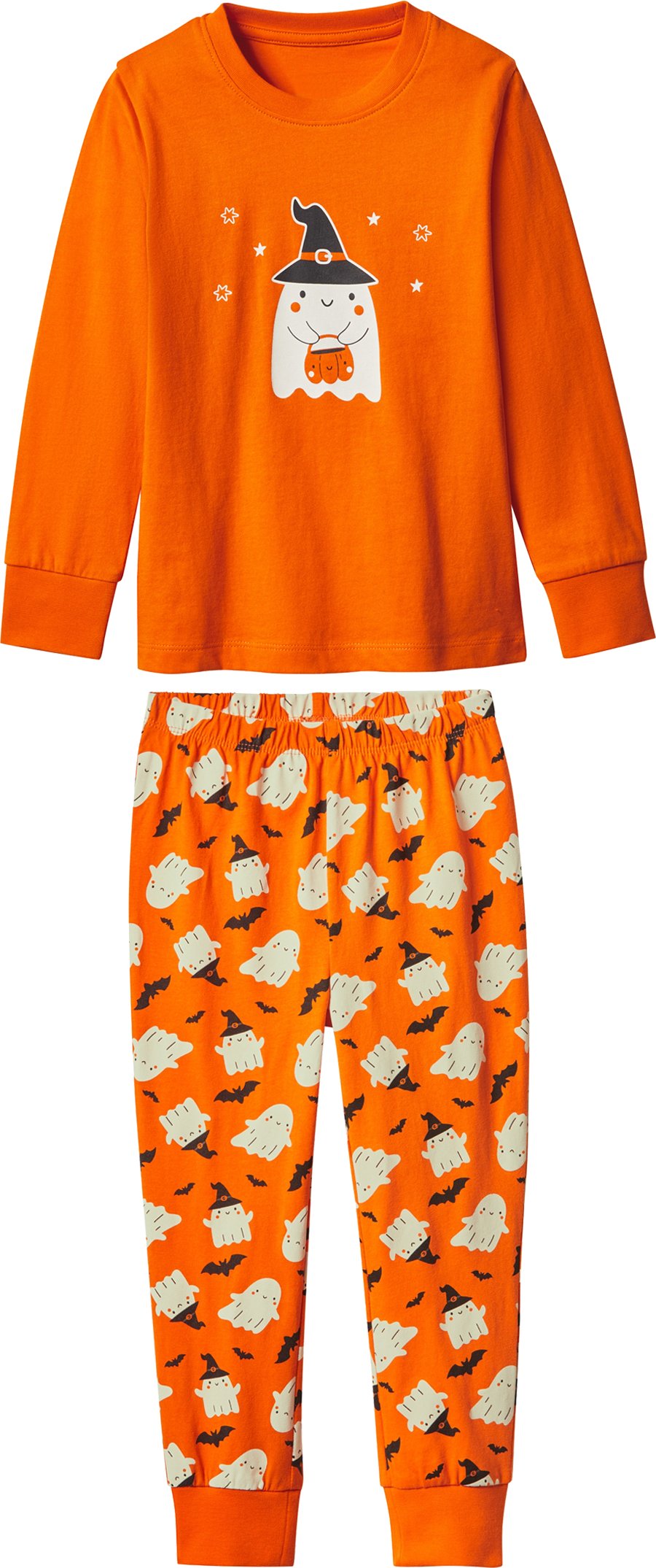 Thumbnail - lupilu® Kinder Pyjama (Orange, 122/128)