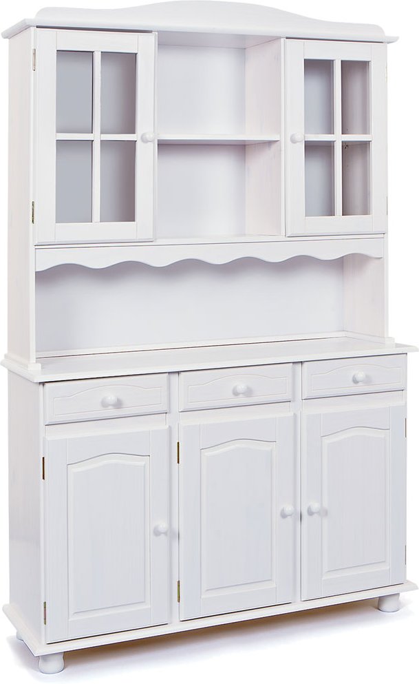 Inter Link Buffet im Landhausstil (3-türig, Weiß)