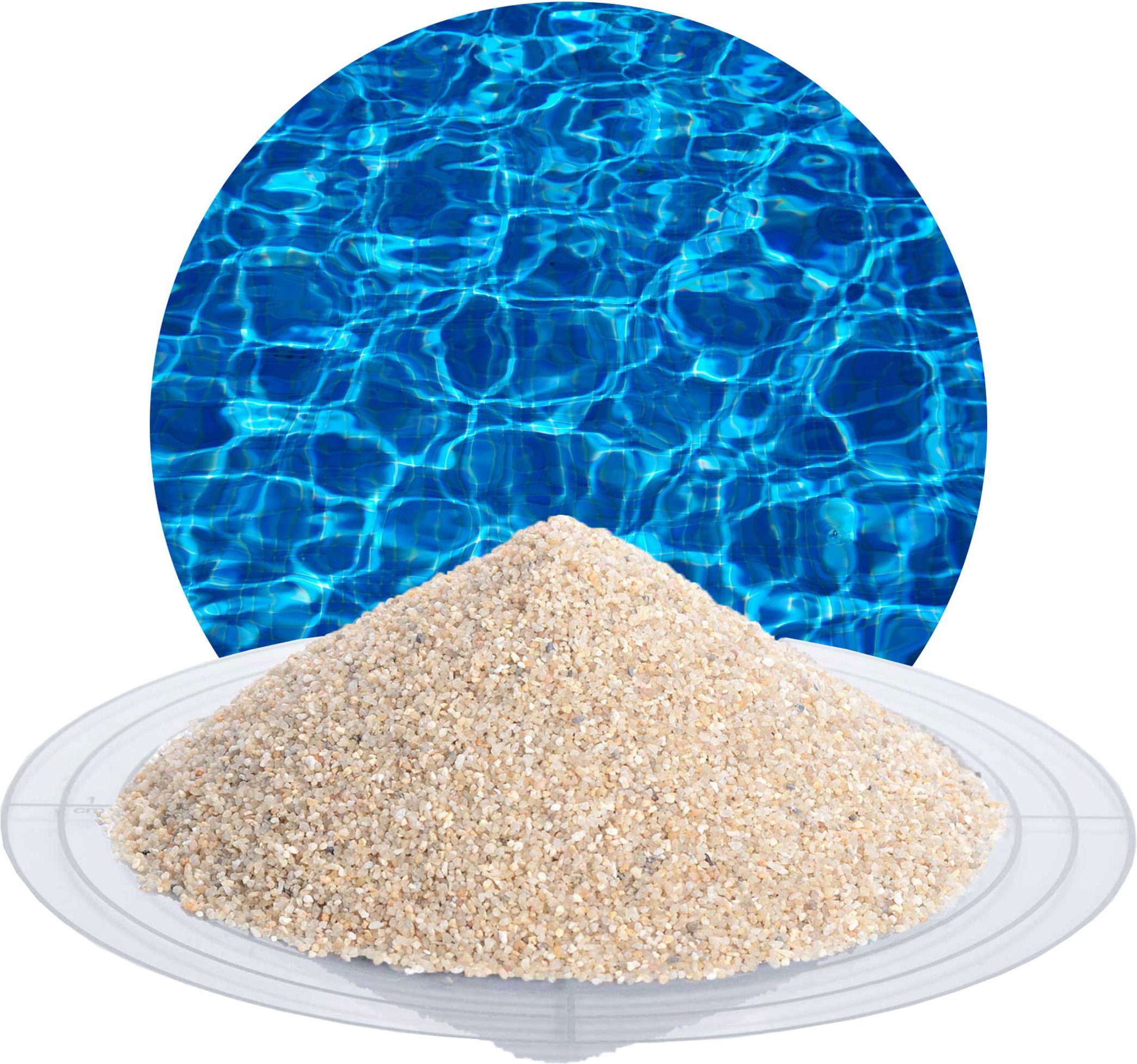 Schicker Mineral Filtersand (0,71-1,25 mm, 25 kg, Beige)