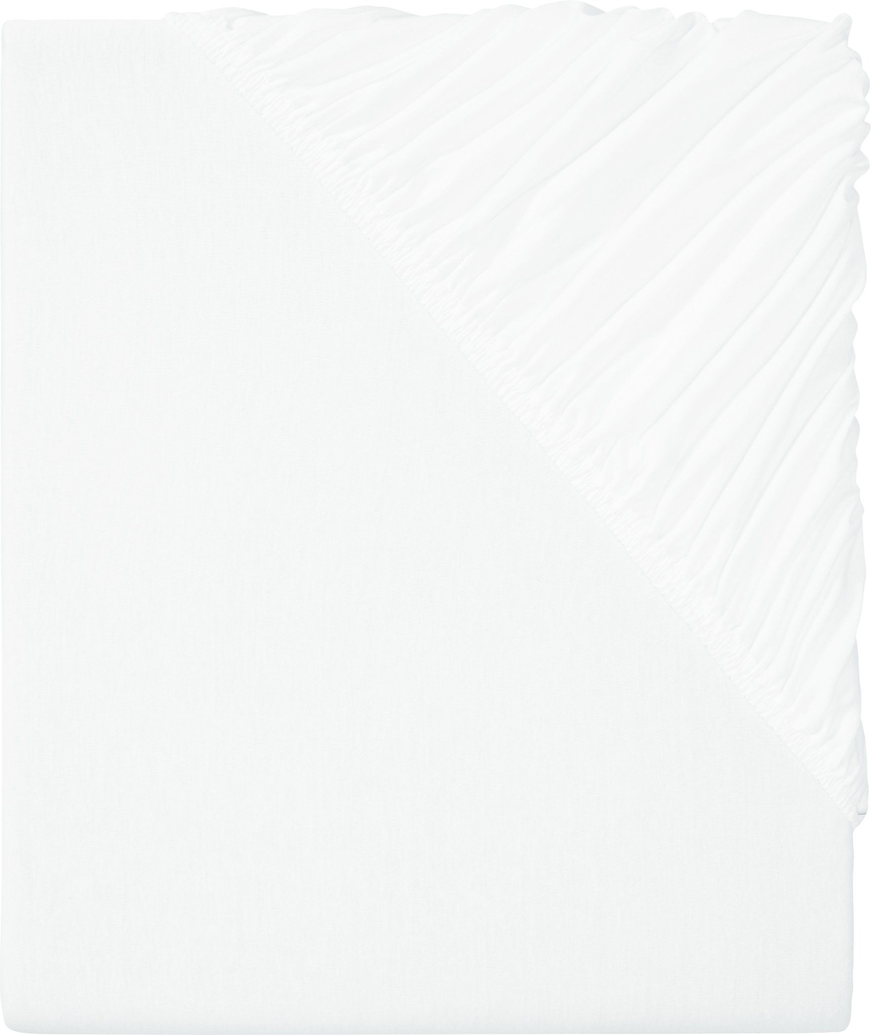LIVARNO home Spannbettlaken Jersey Modal, 140-160 x 200 cm (Weiß)