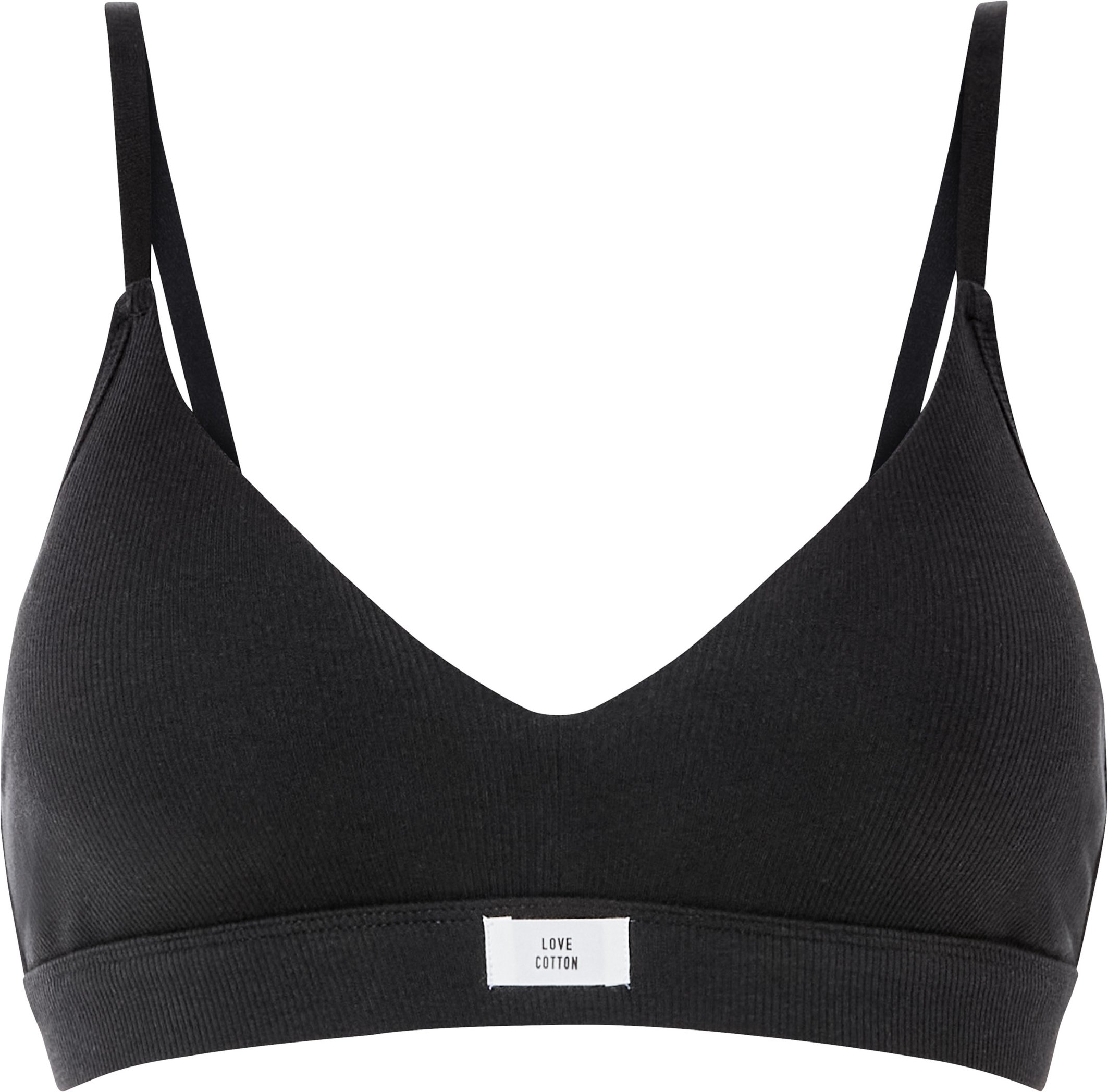 Thumbnail - esmara® Damen Bustier Doppelripp (Schwarz, L (44/46))