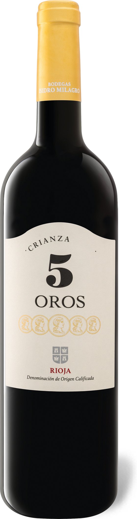 5 Oros Rioja Crianza DOCa trocken, Rotwein 2021