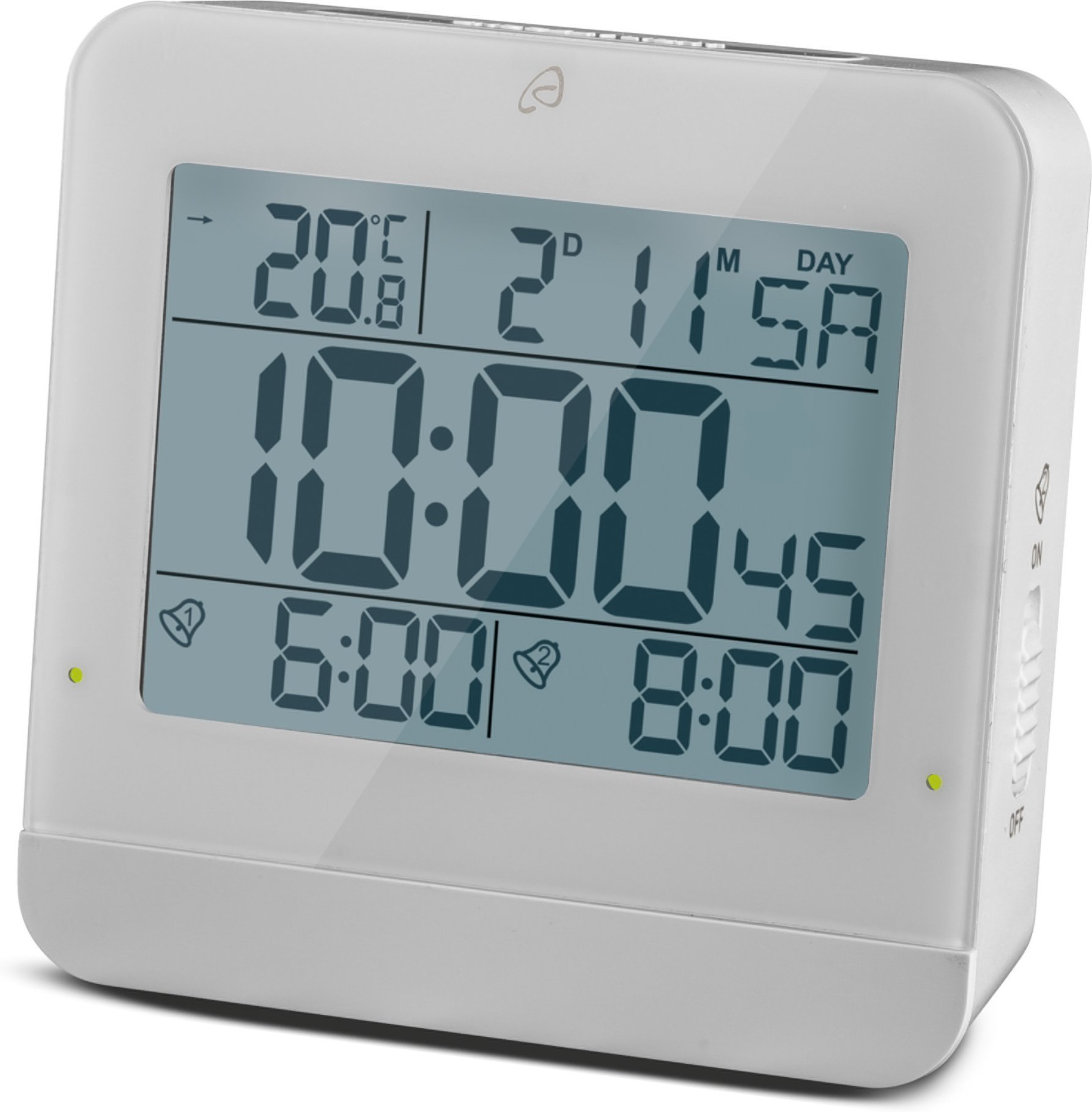 Thumbnail - AURIOL® Digitaler Funkwecker LCD (Weiß)""