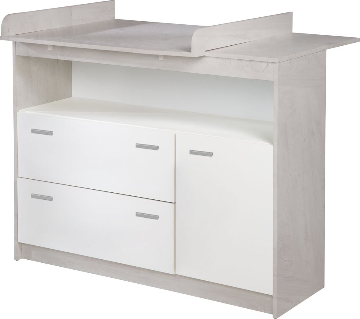roba Wickelkommode »Julia«, weiß, mit abnehmbarem Wickelaufsatz