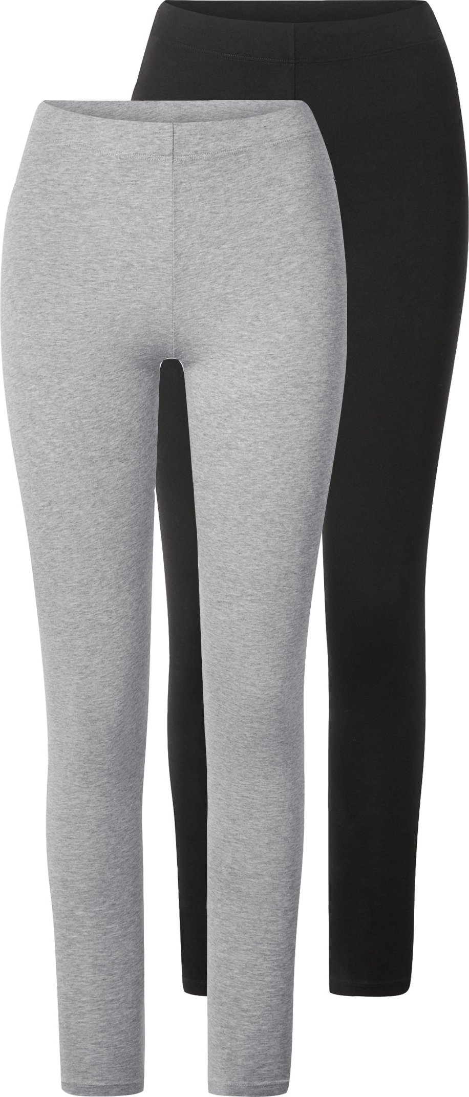 esmara® Damen Leggings (Schwarz/Grau, S (36/38))