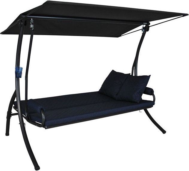 Angerer Hollywoodschaukel »WAVE«, 3-Sitzer (Blau)