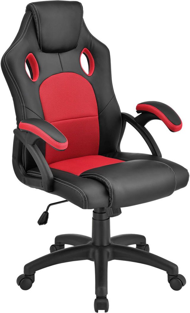 Juskys Bürostuhl Montreal (Rot)