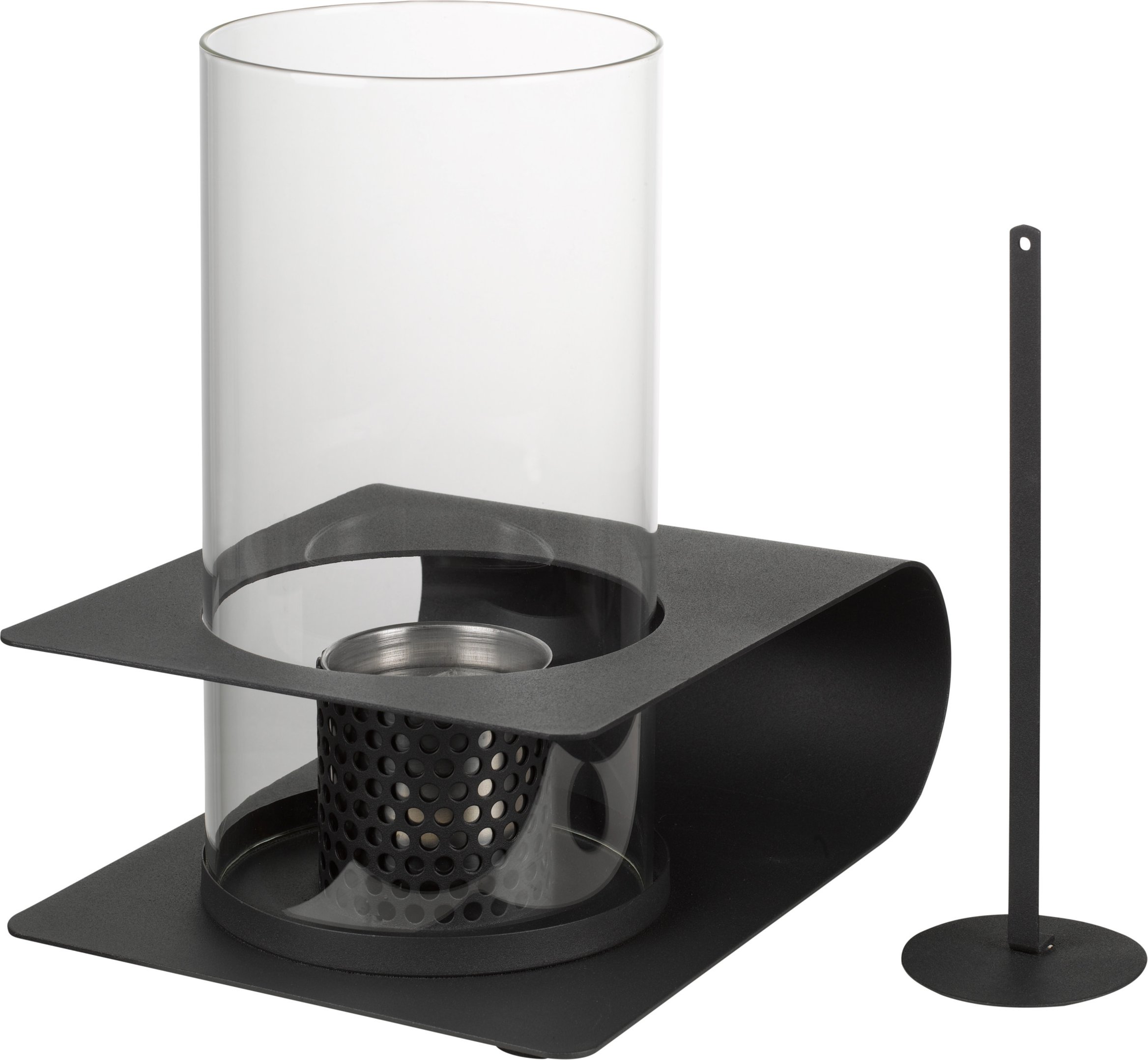 tepro Ethanol Tischfeuer Design (rundes Glas)""