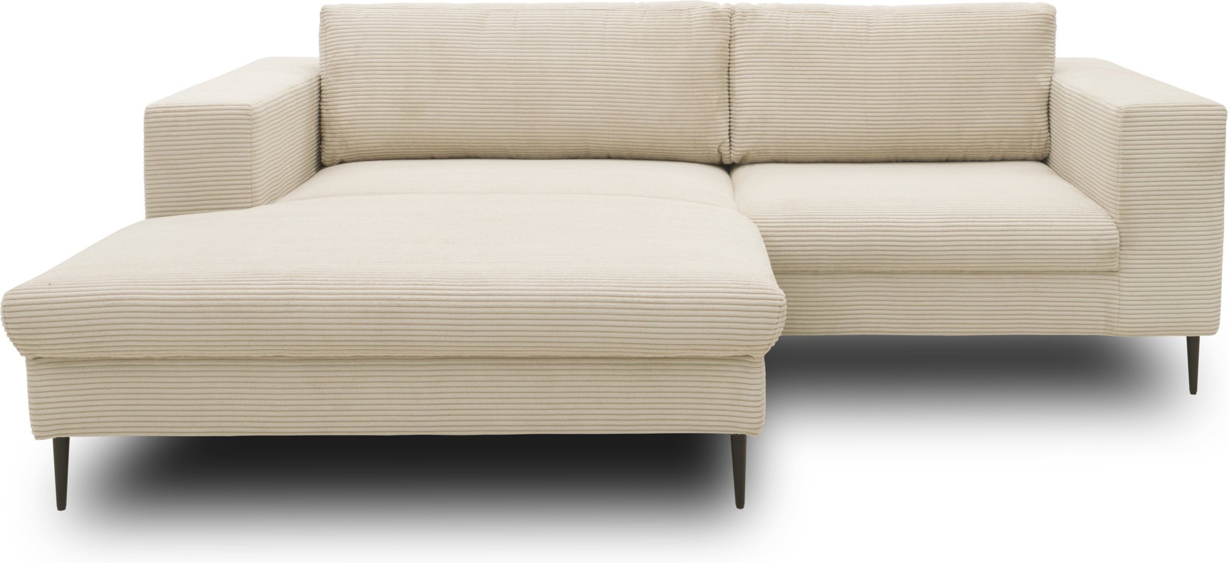Domo Ecksofa »Modica«, mit Longchair (davorstehend links, 173x244cm, Beige)