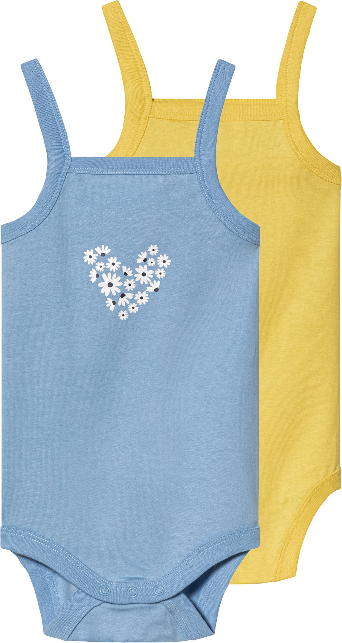 Thumbnail - lupilu® Baby Bodies, 2 Stück (62/68, blau/gelb)