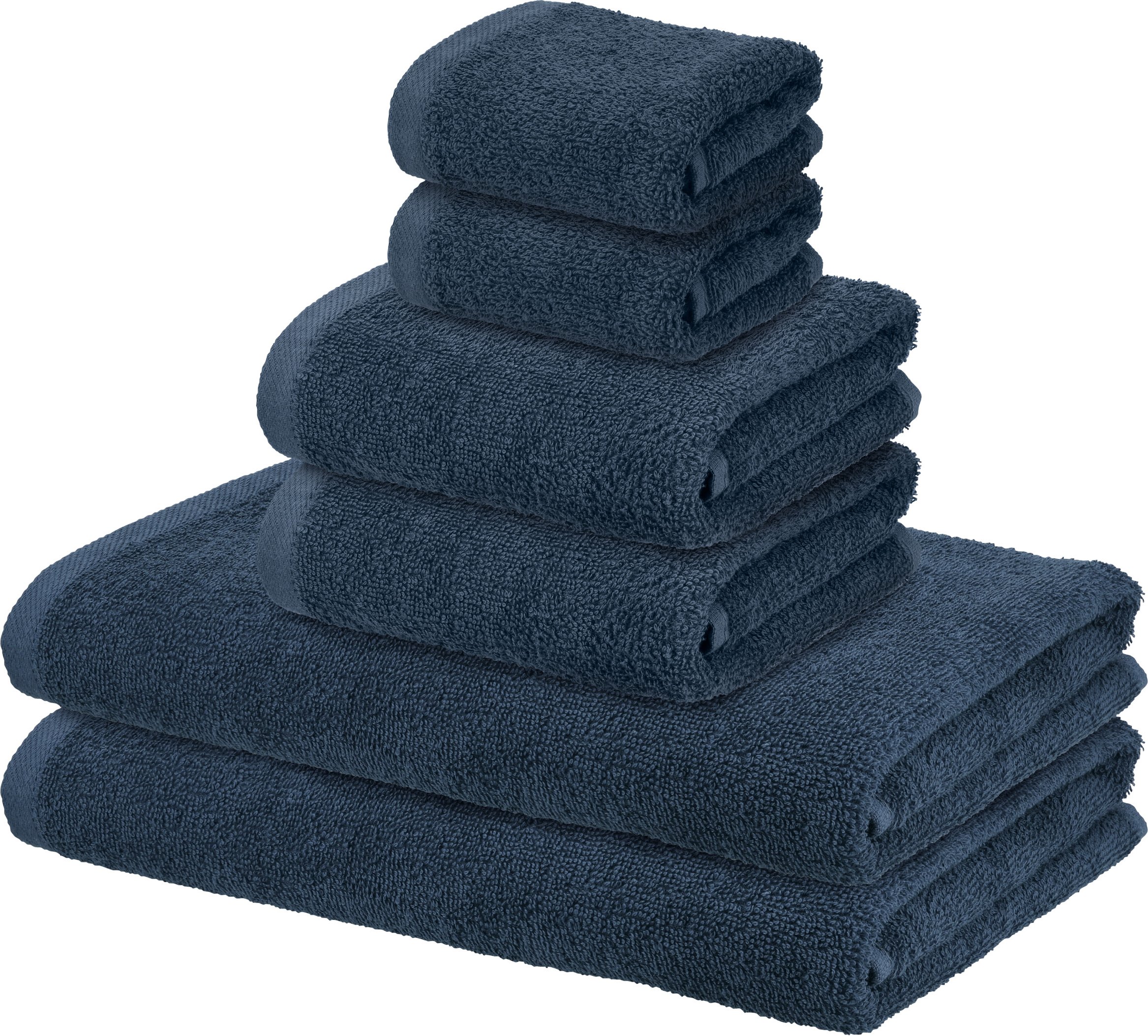 LIVARNO® Frottier-Set (Dunkelblau)