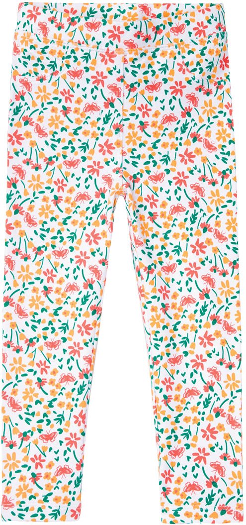 Thumbnail - lupilu® Jeggings (86/92, weiß / alloverprint)