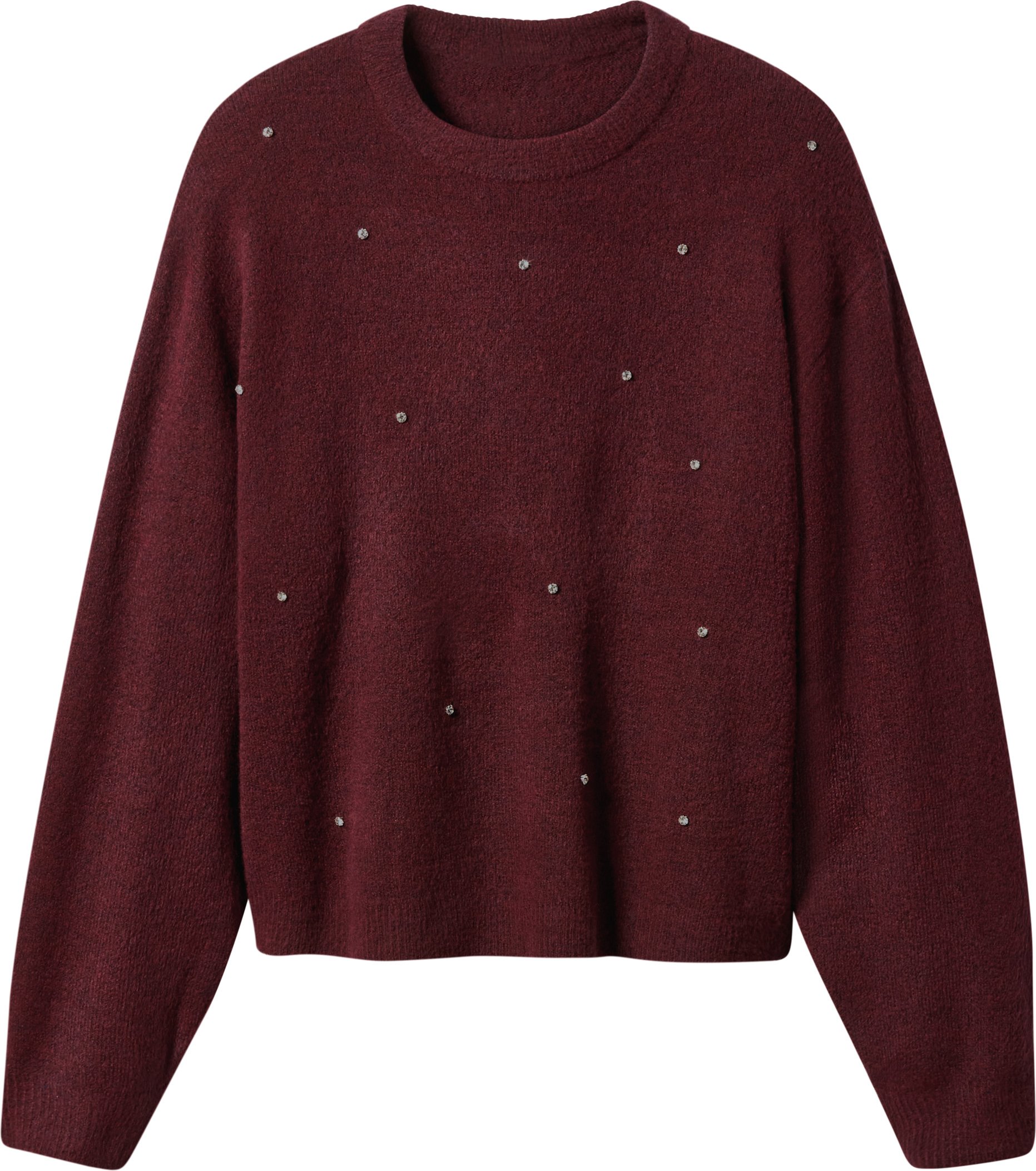 esmara® Strickpullover (Bordeaux, XS(32/34))