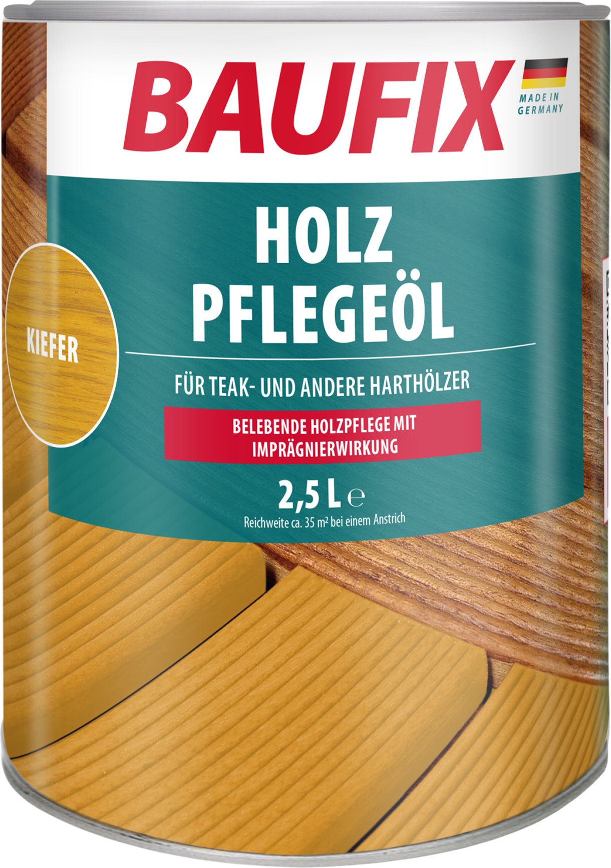 BAUFIX Holz-Pflegeöl 2,5 Liter (kiefer seidenmatt)
