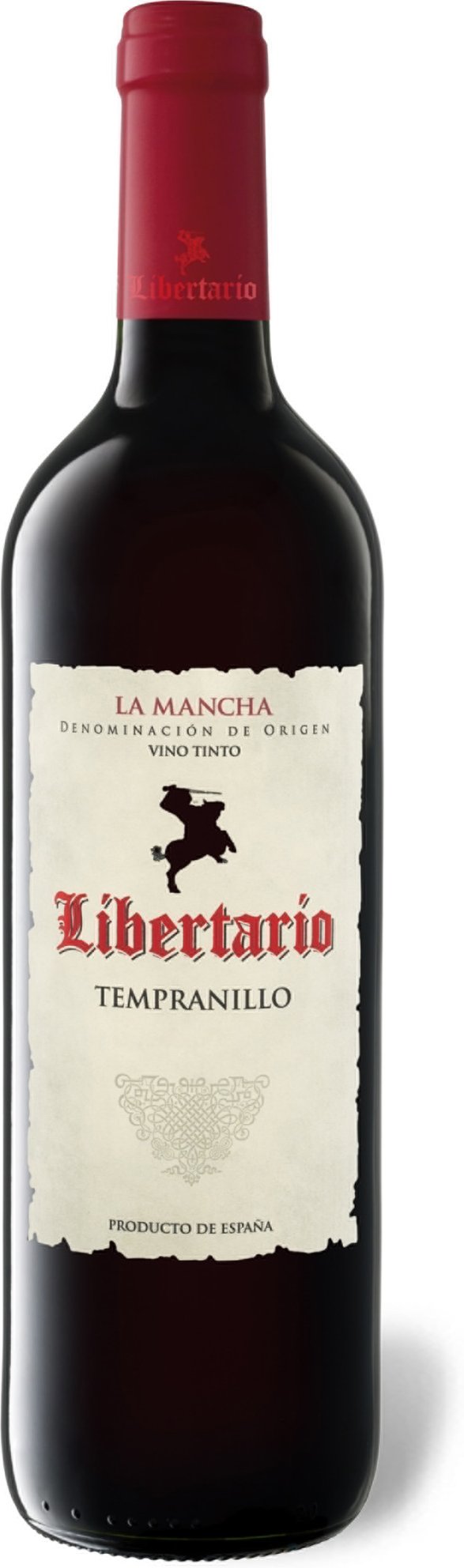 Libertario Tempranillo trocken vegan, Rotwein 2024