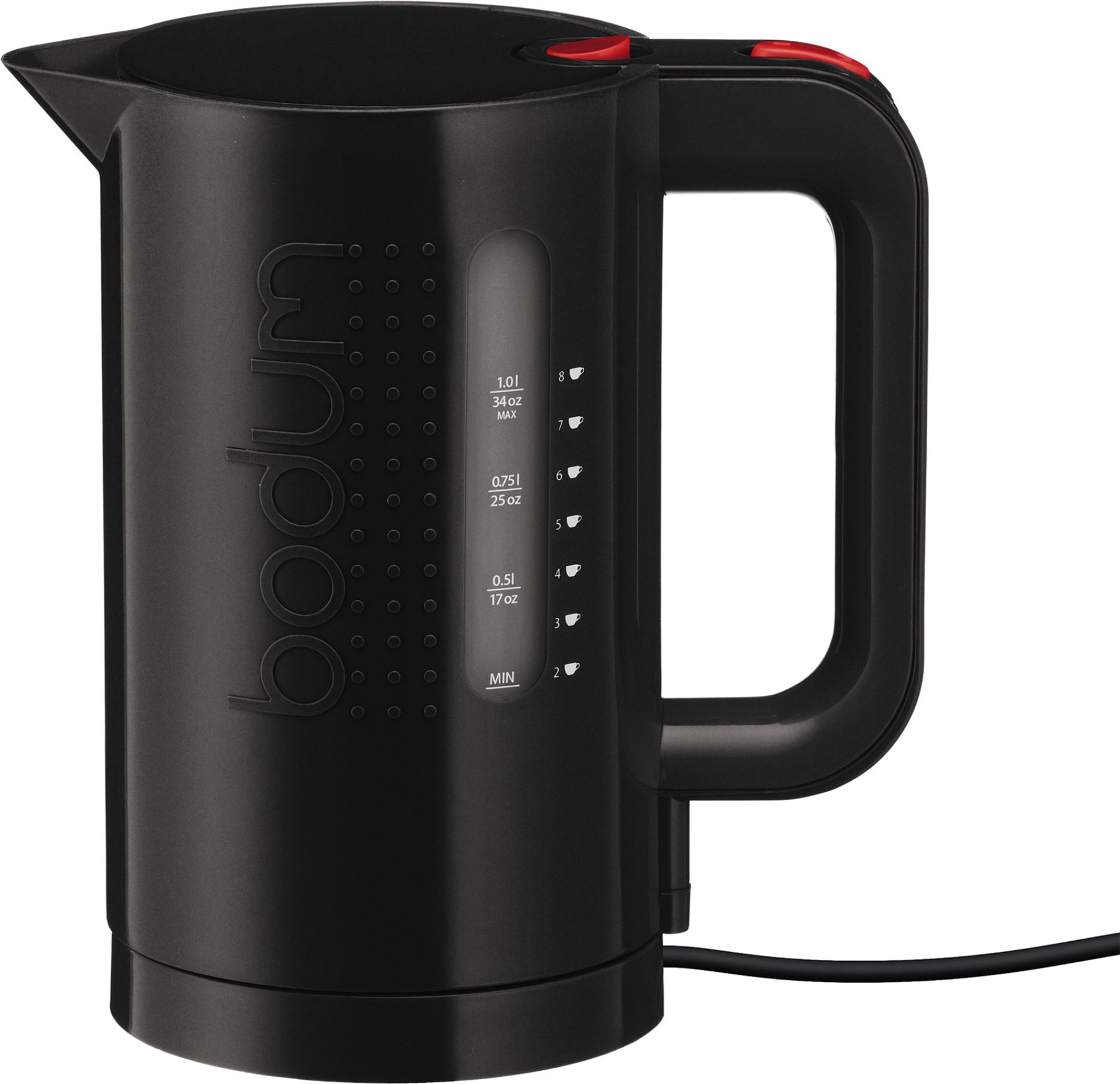 BODUM Elektrischer Wasserkocher Bistro »11452-01 / 11452-913« (Schwarz)