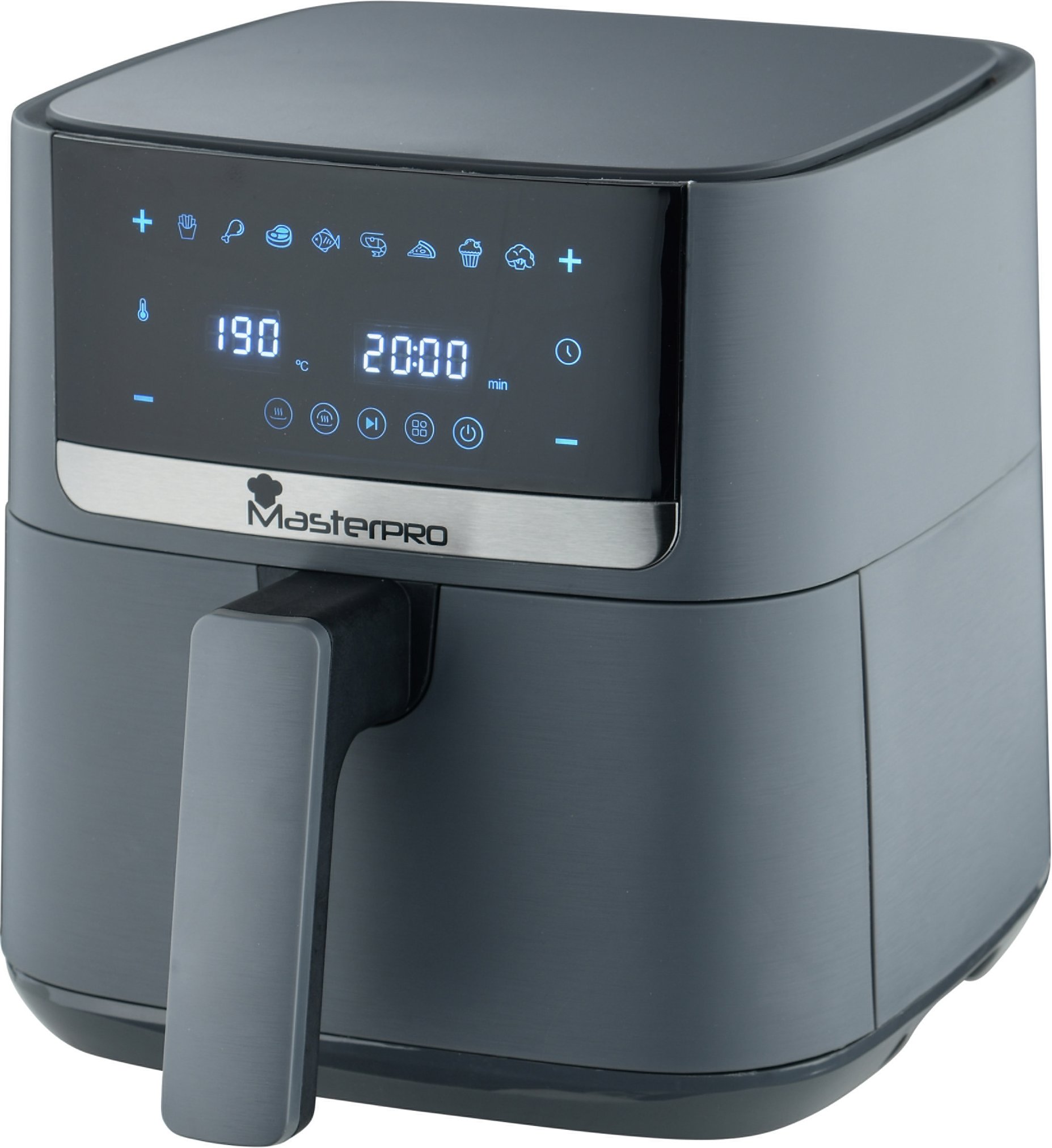 Masterpro Heißluftfritteuse 4L 1350W Digital (Grau)""