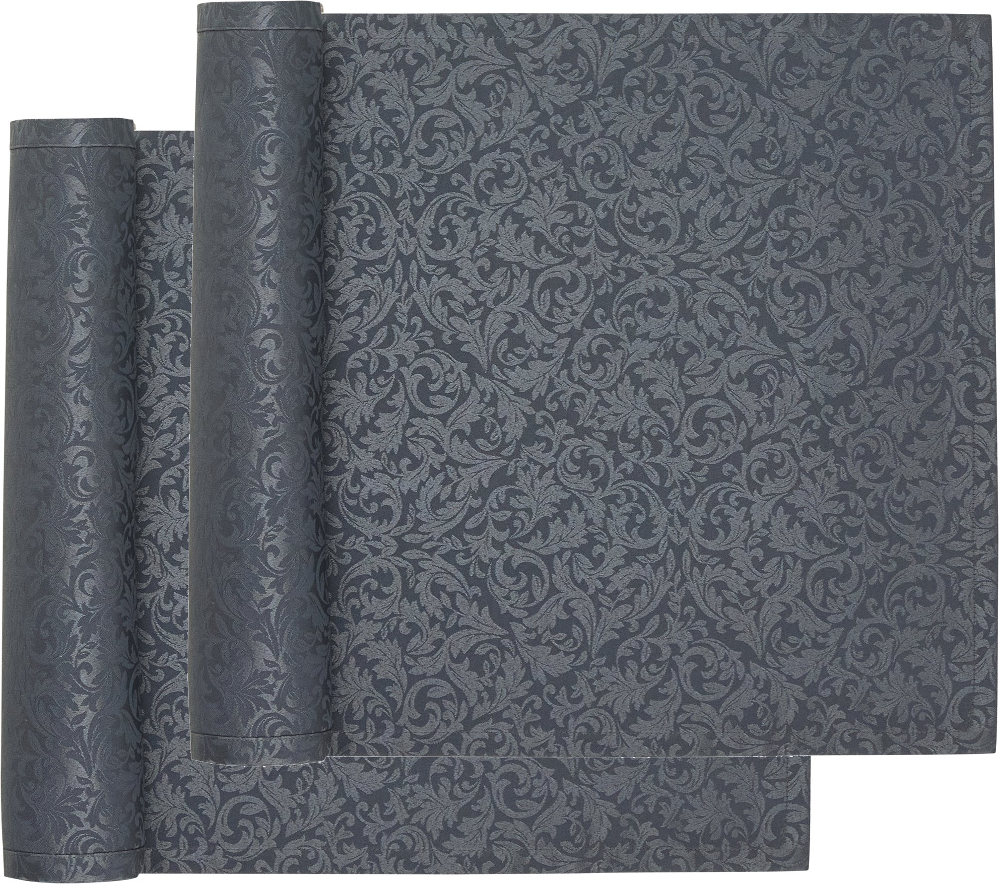 LIVARNO® Jacquardtischdecke / Jacquardtischläufer-Set (50 x 150 cm, Grau)