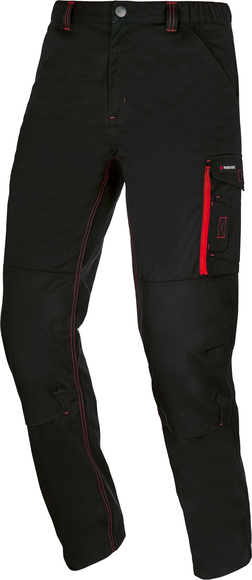 PARKSIDE® Herren Arbeitsbundhose (Schwarz, 58)