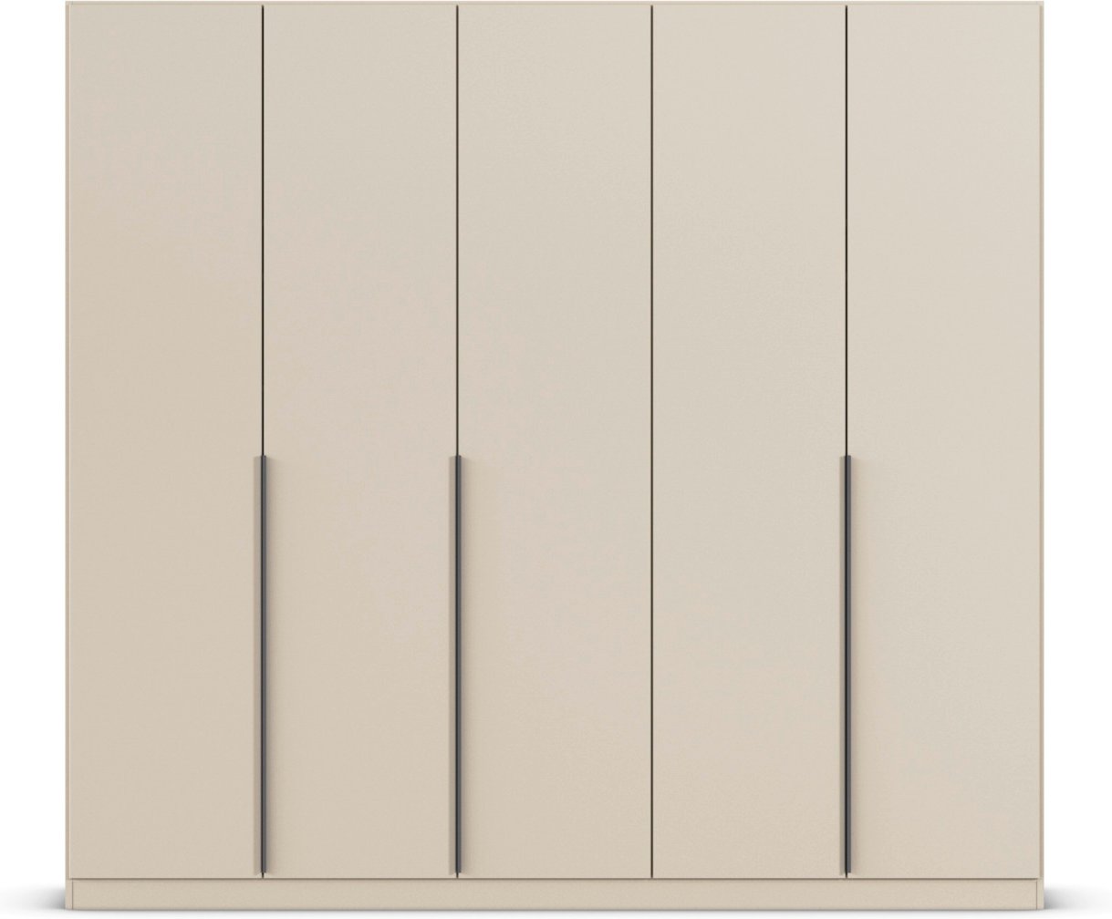 rauch ORANGE Drehtürenschrank Alabama (Premium-Zubehör, Beige-Champagner, Griffe Grau, 226 x 210 cm)