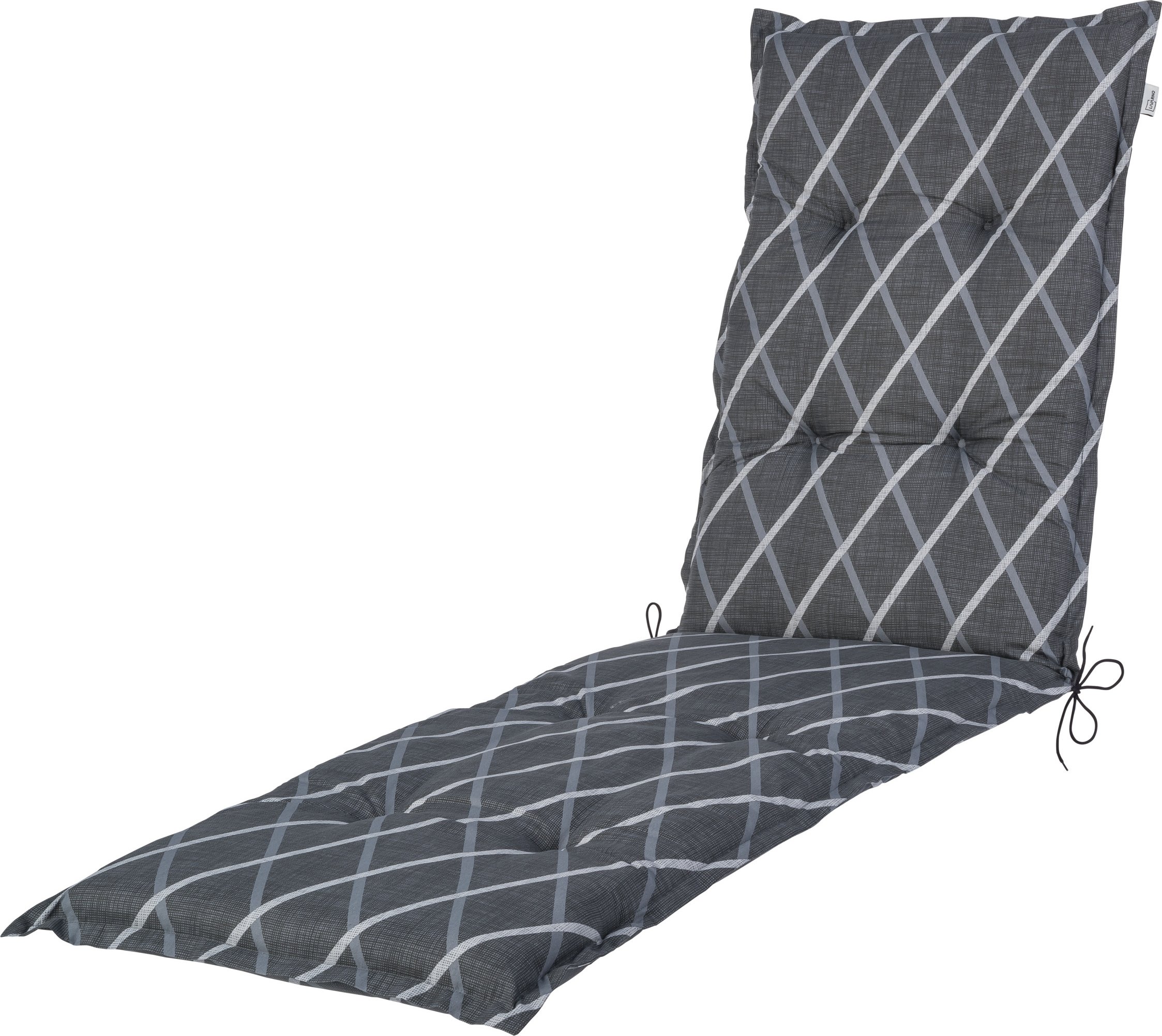 LIVARNO® Polsterauflage Valencia/Miami Relaxsessel (Anthrazit)