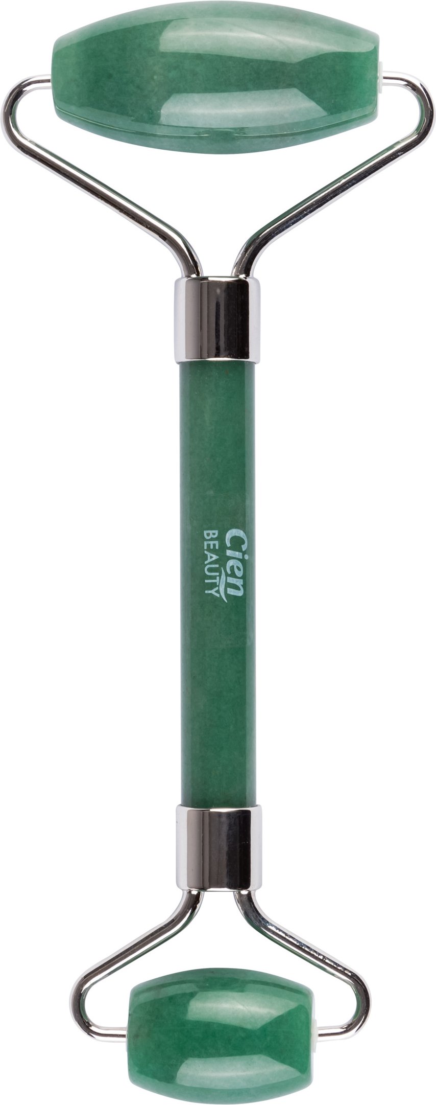 CIEN Beauty Rosenquarz Faceroller Massagestein (Quarzgesichtsrolle/grün)