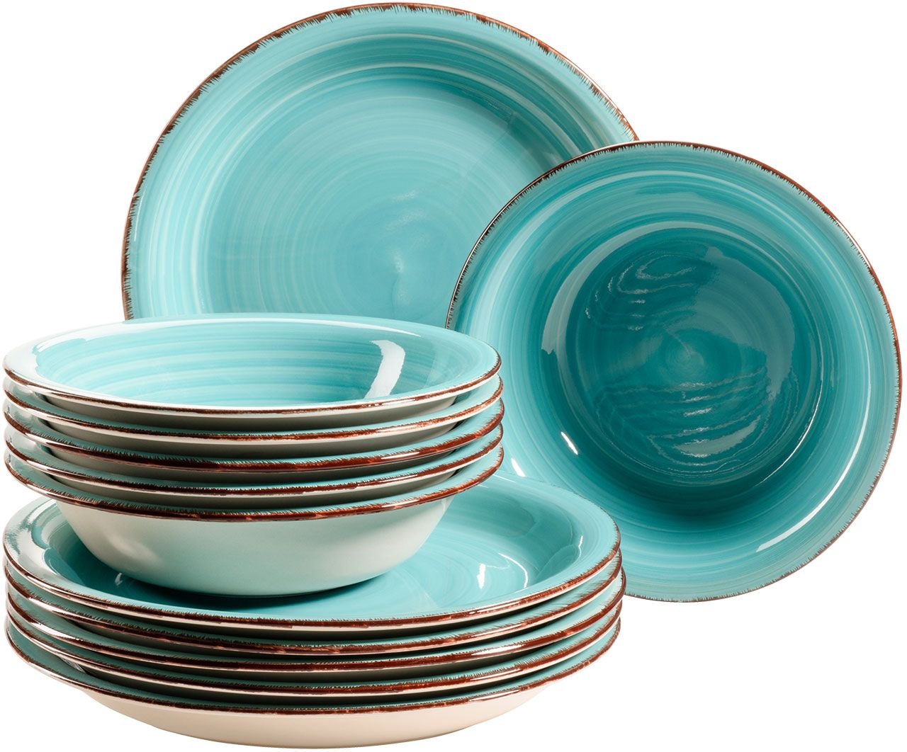 MÄSER Tafelservice Lumaca, 12-tlg (Laguna)