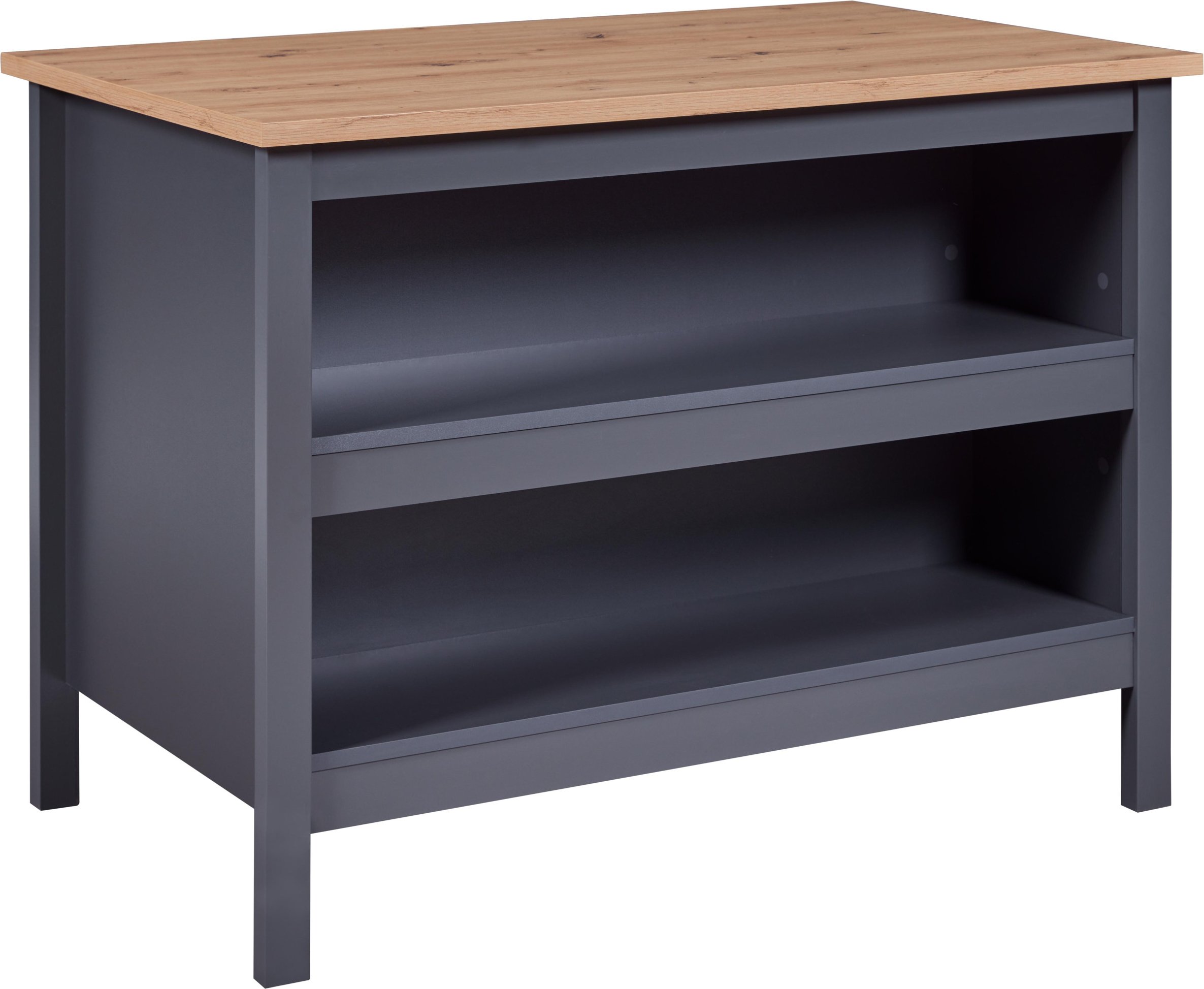 Inter Link Kücheninsel (Nellina, Ant./Eiche Artis.)