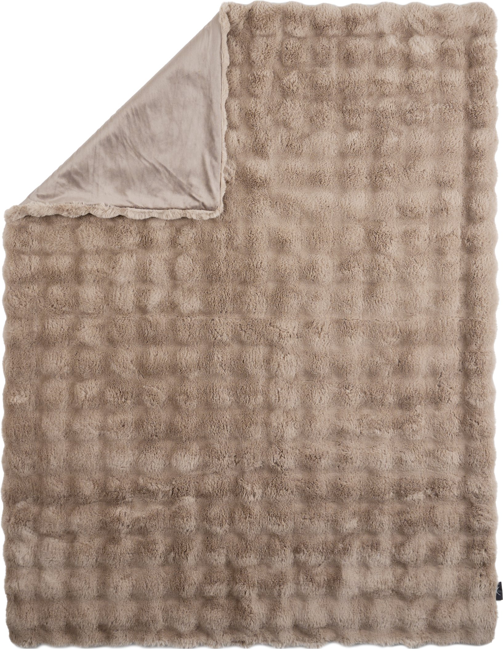 Kuscheldecke Fake Rabbit Fur 130 x 170 cm (Beige)