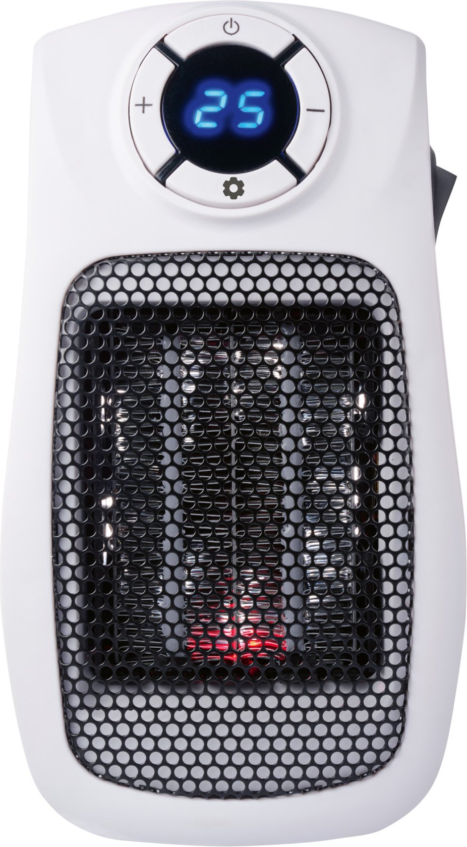 TRONIC® Keramik-Steckdosen-Heizlüfter, 600 W (Weiß)