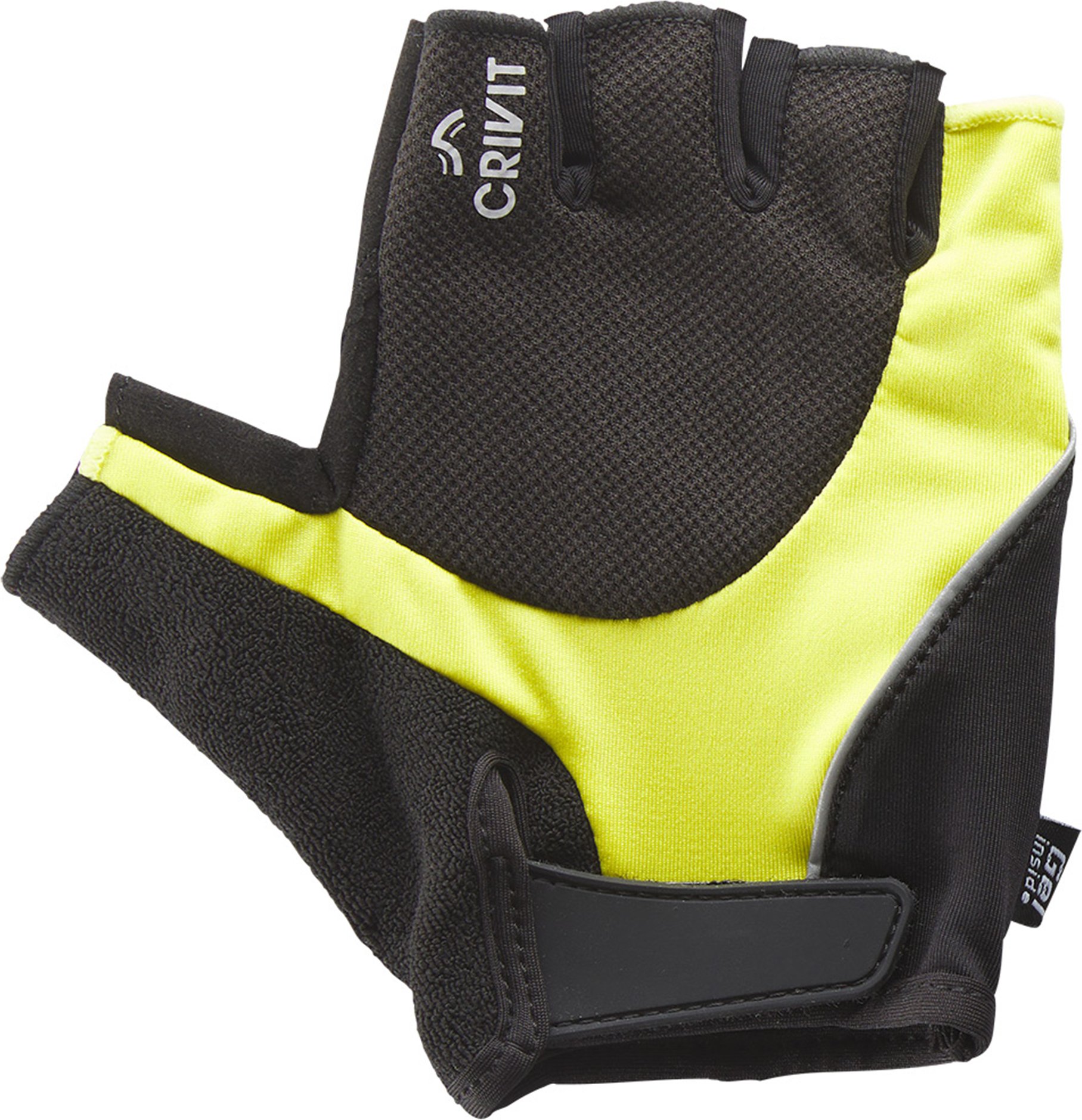 CRIVIT Damen Herren Fahrradhandschuhe (Gelb, 10)