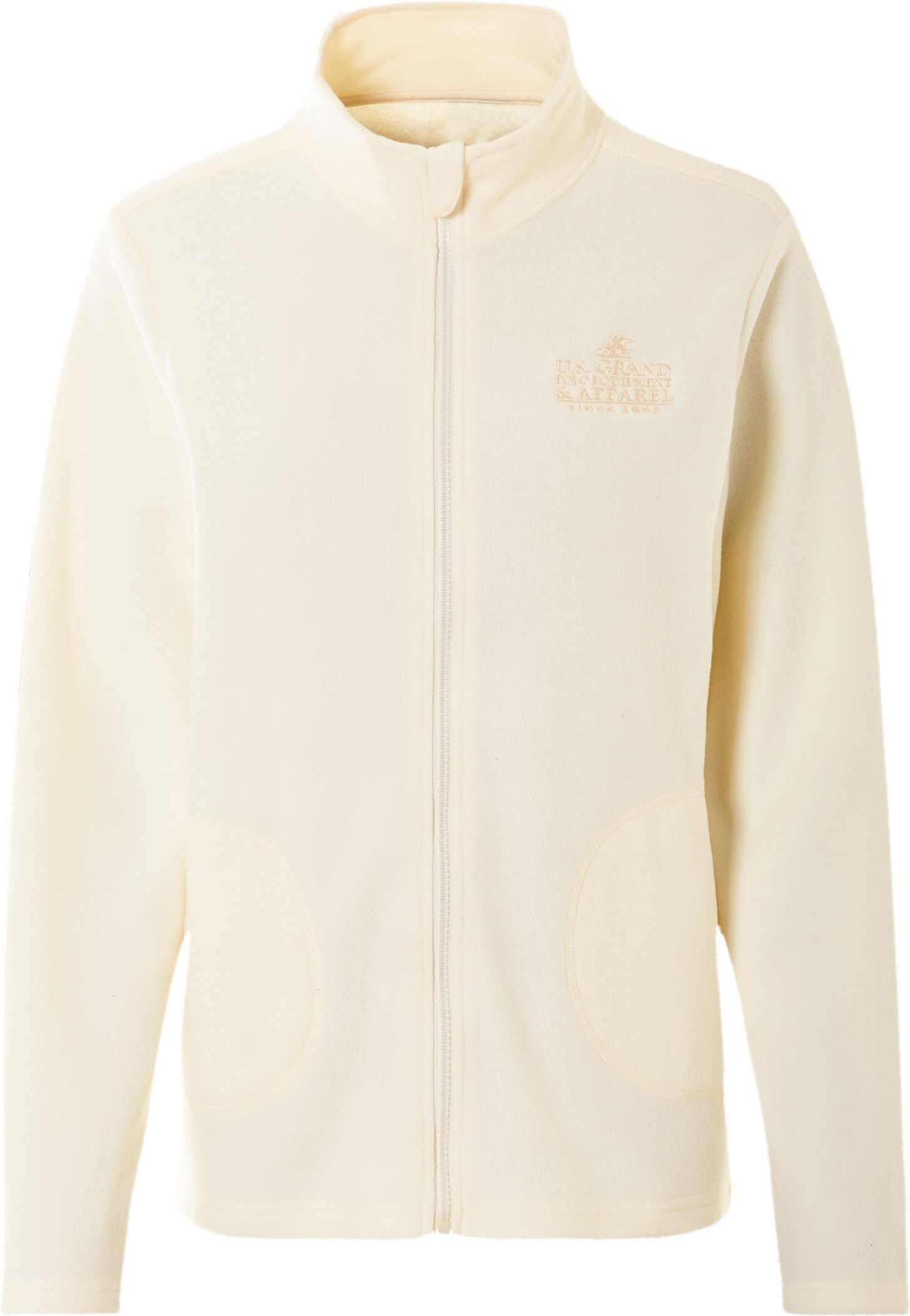 esmara® Damen Fleecejacke (Creme, L (44/46))