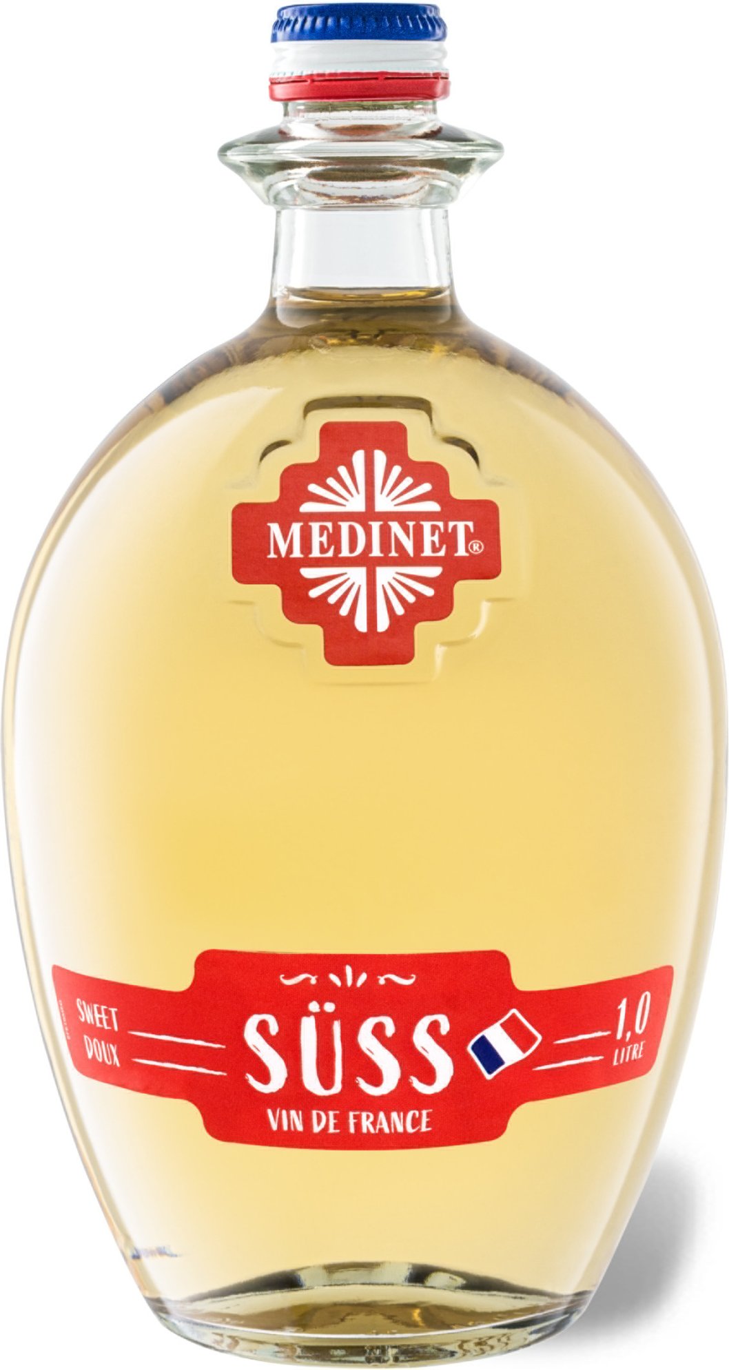 Medinet fruchtig-süß, Literflasche, Weißwein