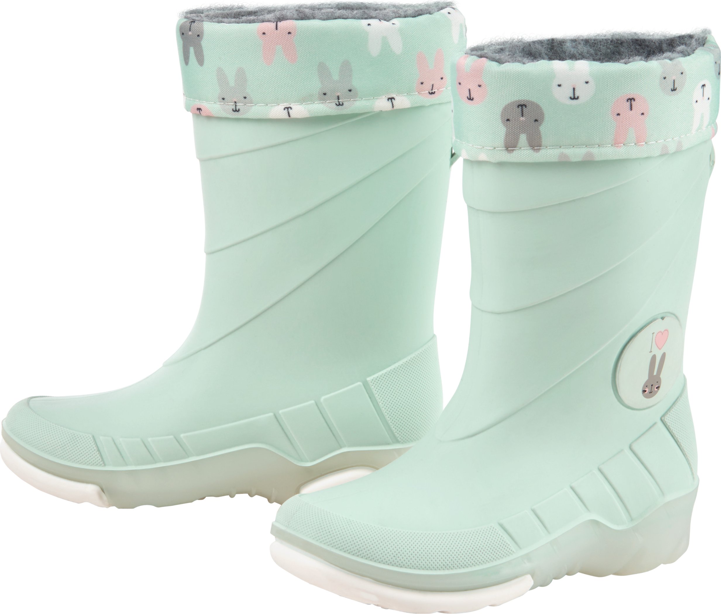 lupilu® Kleinkinder Regenstiefel mit Licht und Warmfutter (Türkis, 28)