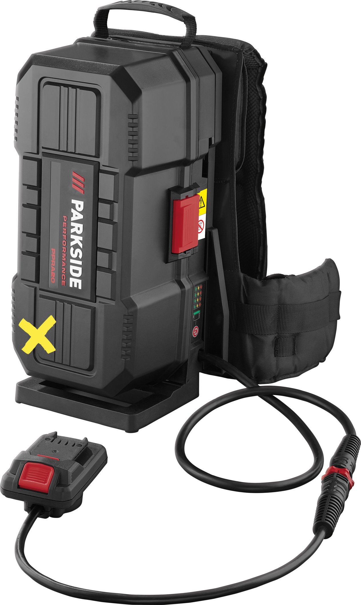 PARKSIDE PERFORMANCE® 20 V / 40 V Akku-Rucksack »PPRA 20 A1«, ohne Akku und Ladegerät