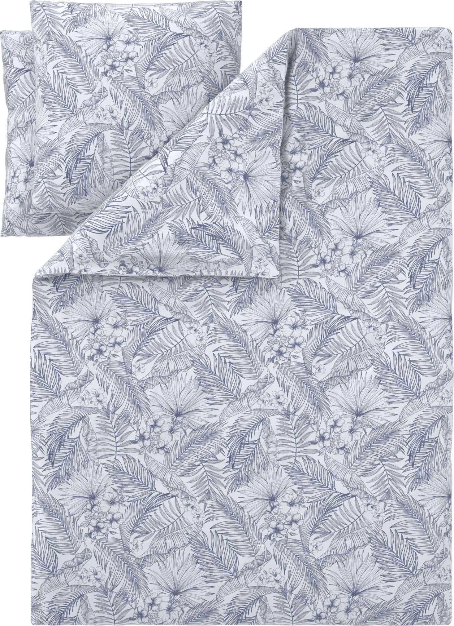 LIVARNO® Renforcé-Bettwäsche, 200 x 220 cm (Navy)