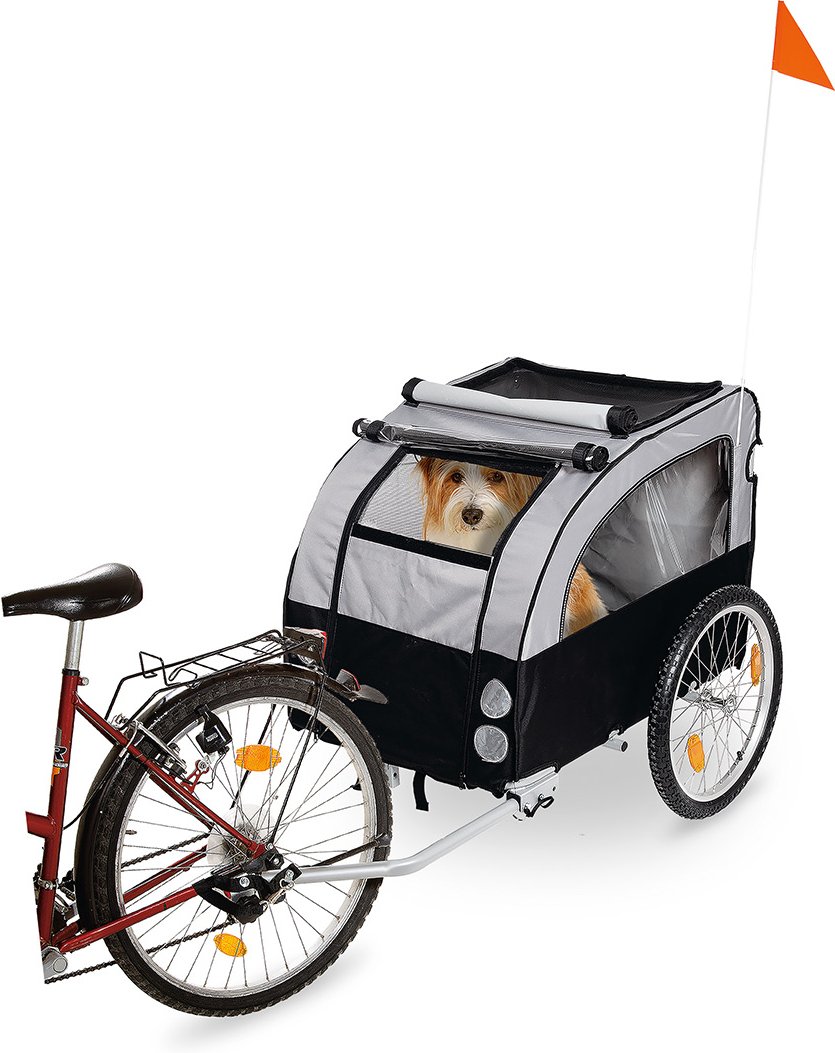 Karlie Fahrradanhänger für Hunde »Doggy Liner Berlin«, Teflon® beschichet, 148 x 81 x 87 cm