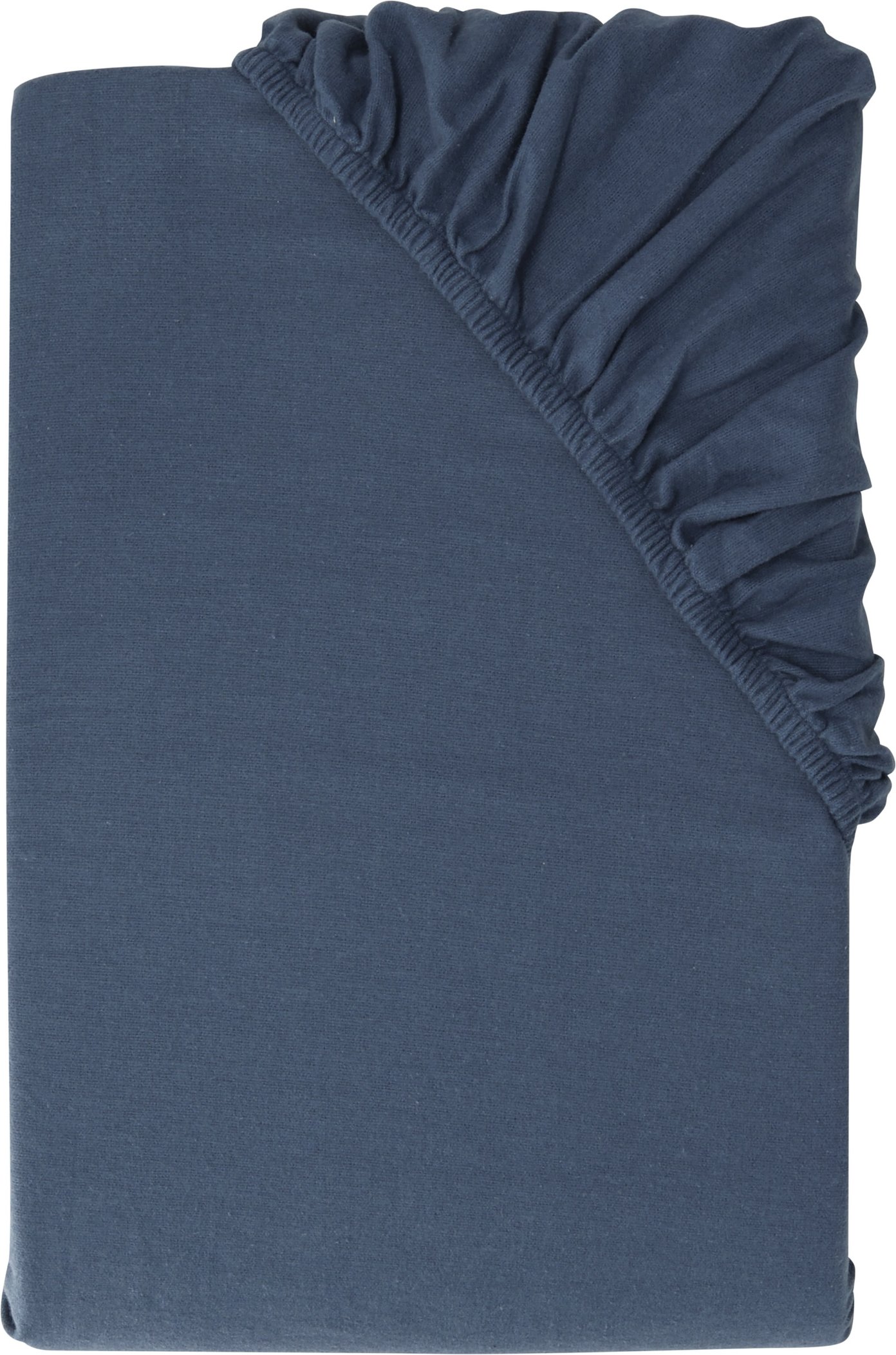 LIVARNO® Feinbiber-Spannbettlaken, 180-200 x 200 cm (Blau)