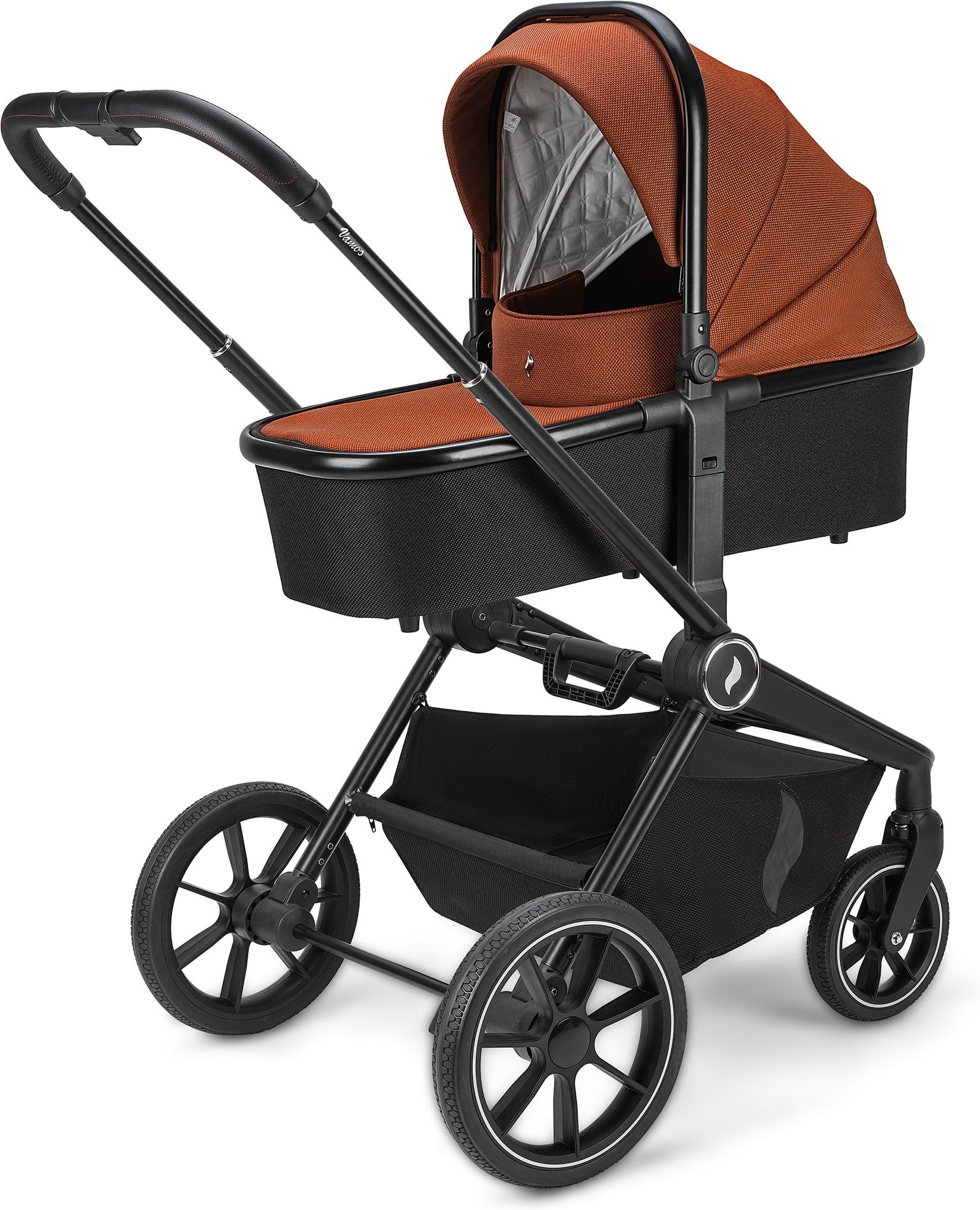 Osann Kombi-Kinderwagen »Vamos«, mit Gummirädern (Caramel)