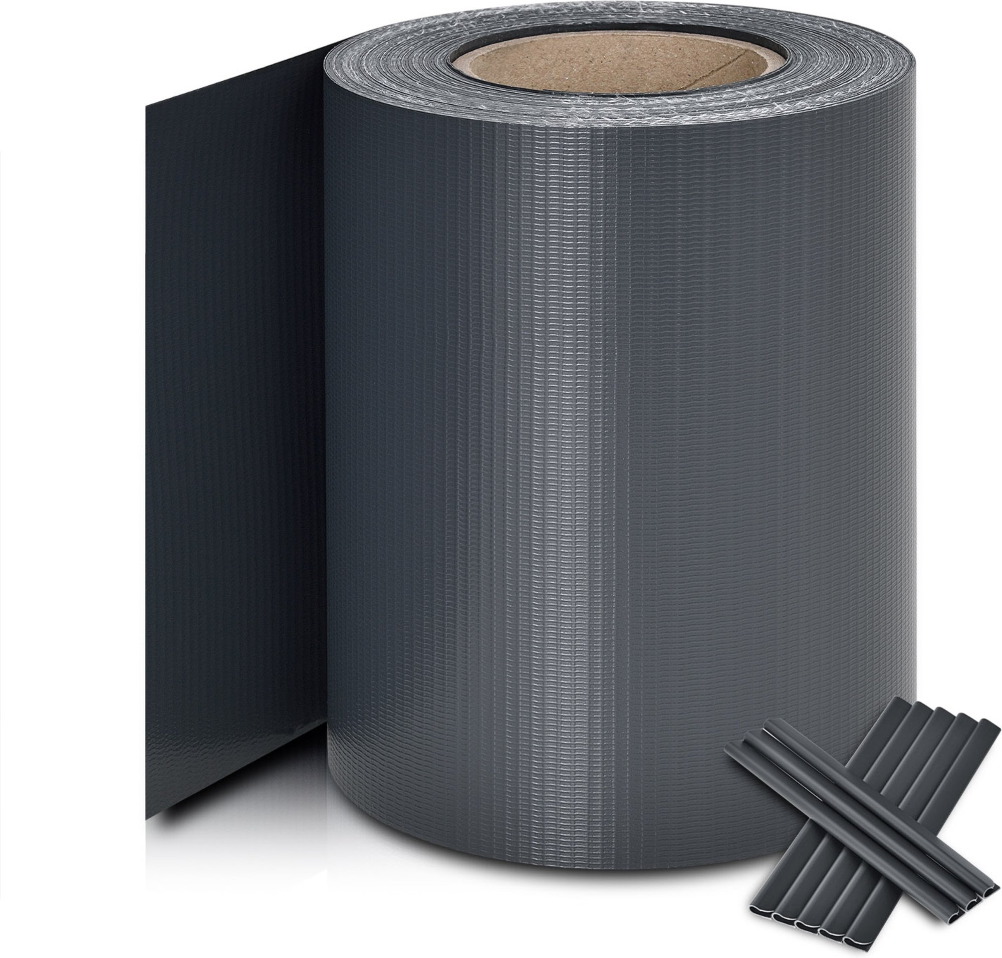 Juskys PVC Sichtschutzstreifen (Anthrazit)