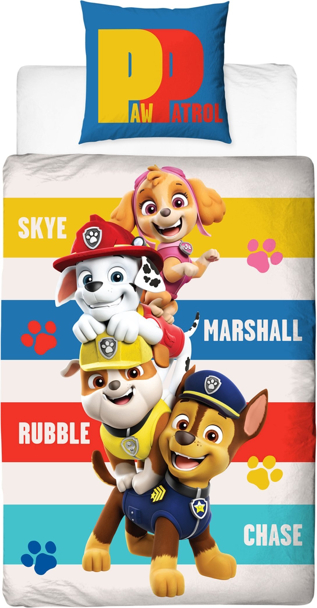 Wendebettwäsche 135 x 200 cm (Paw patrol)