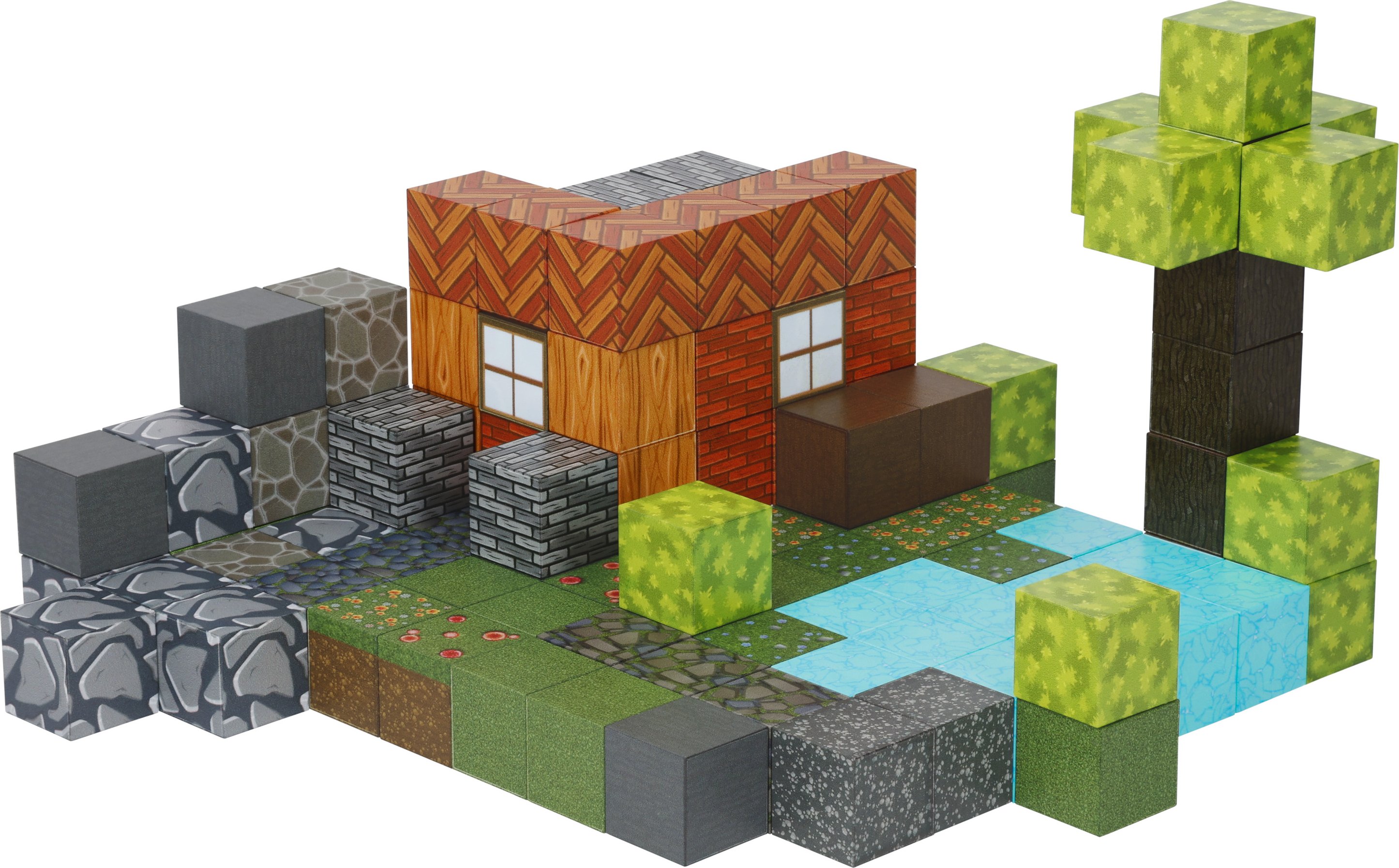 lupilu® Magnetische Bausteine 100tlg (Landschaft)