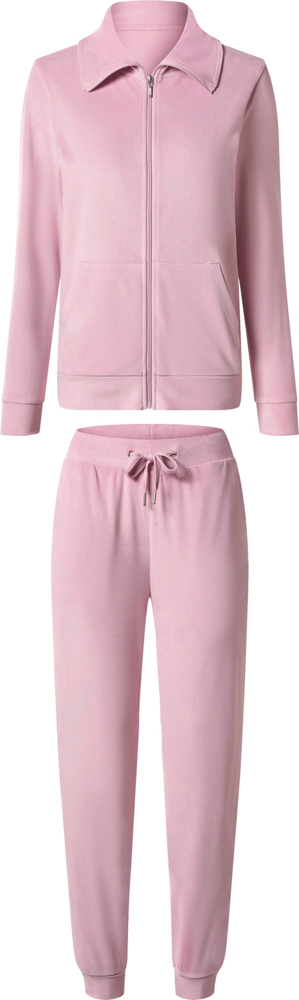 esmara® Damen Hausanzug Nicki (Rosa, M(40/42))