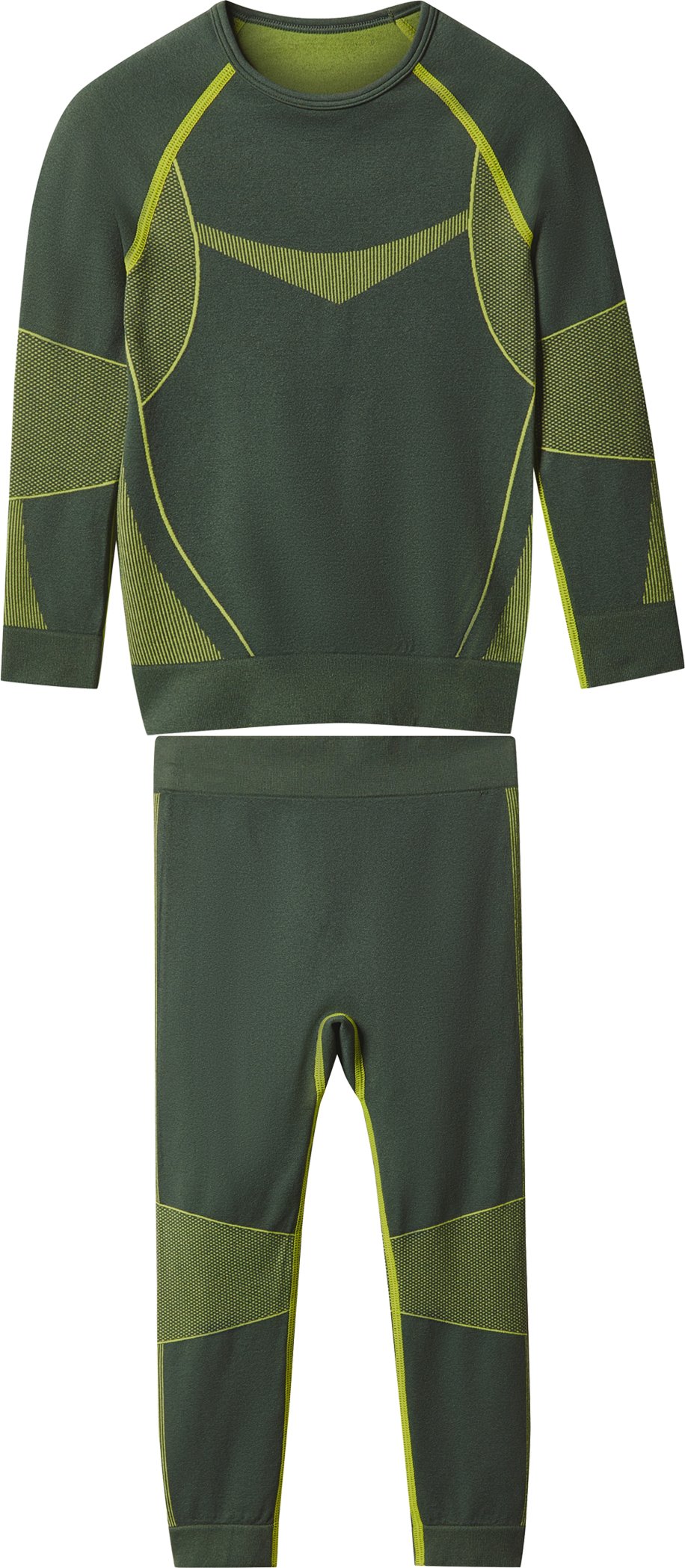 lupilu® Kinder-Seamless-Funktionsunterwäsche, 2-teilig (Dunkelgrün, 98/104)