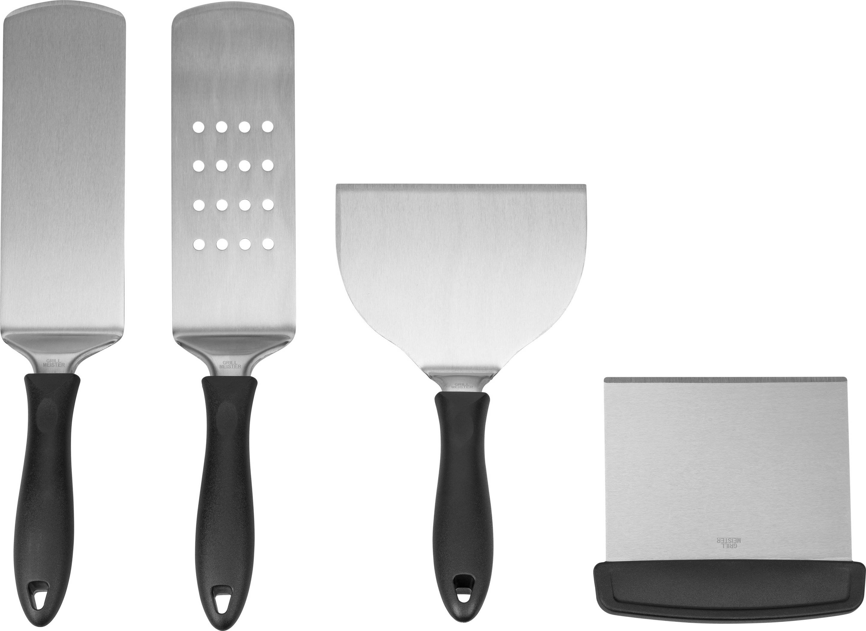 GRILLMEISTER Grillbesteck in Aufbewahrungstasche (Grillspachtel Set)