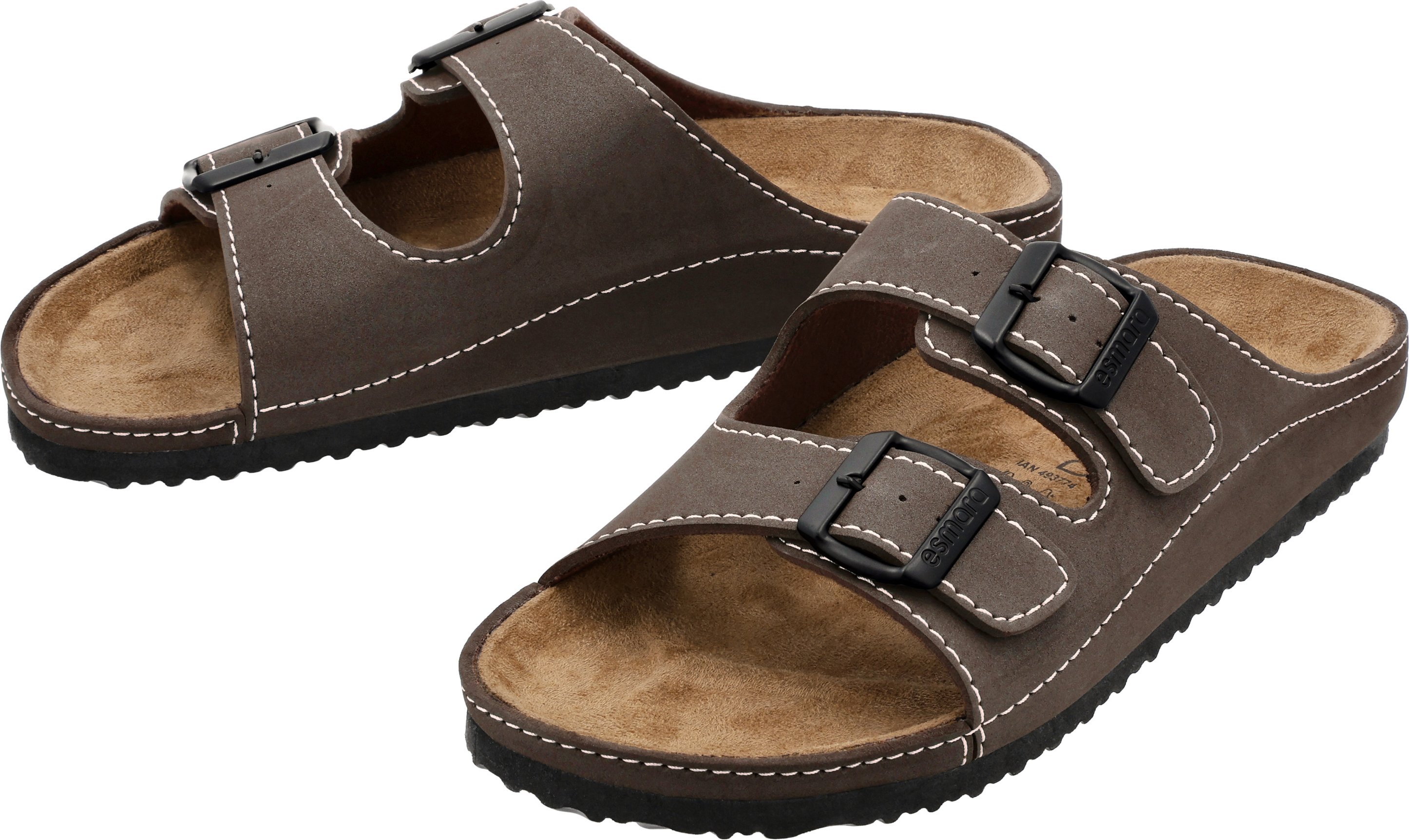 esmara® Herren Pantolette (Braun, 41)