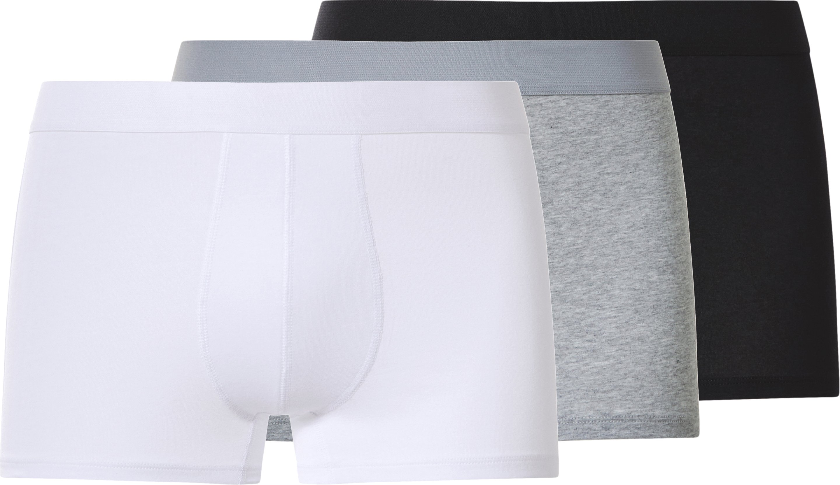 esmara Men Herren Boxer 3er (schwarz/grau/weiß, 6/L)