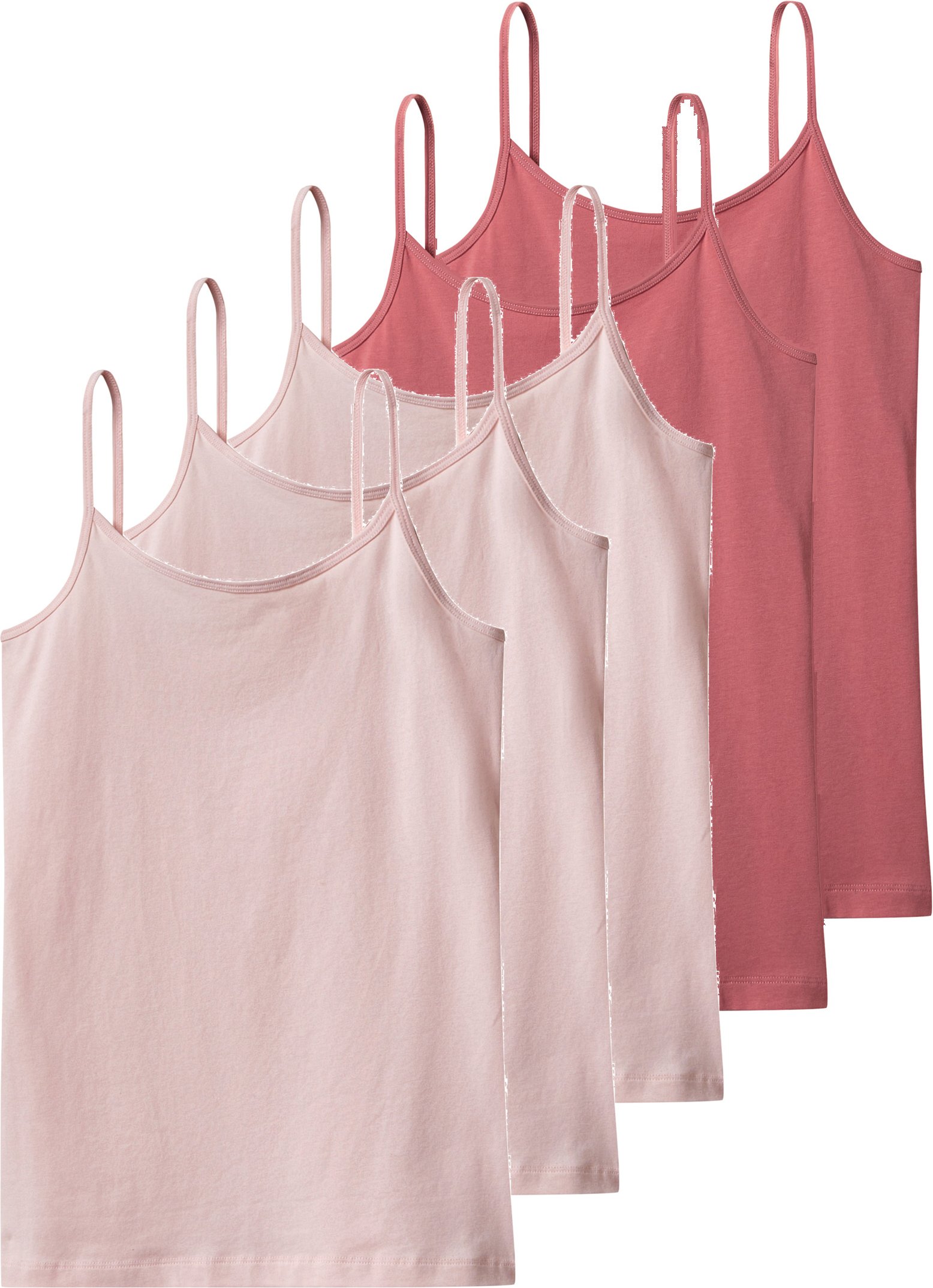 esmara® Kinder Mädchen Unterhemd/ Top 5 Stück (pink/rosa, 158/164)