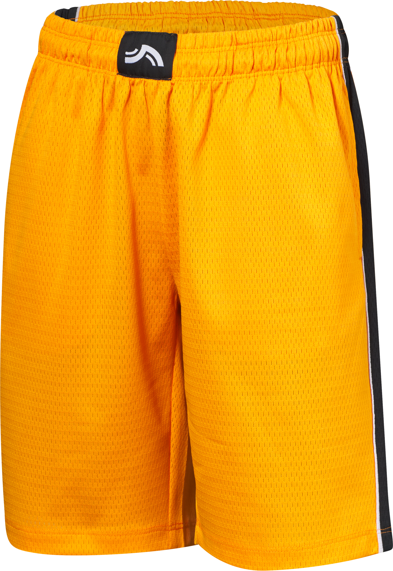 Thumbnail - CRIVIT Kinder Funktionsshorts, mit seitlichen Eingrifftaschen (orange, 134/140)